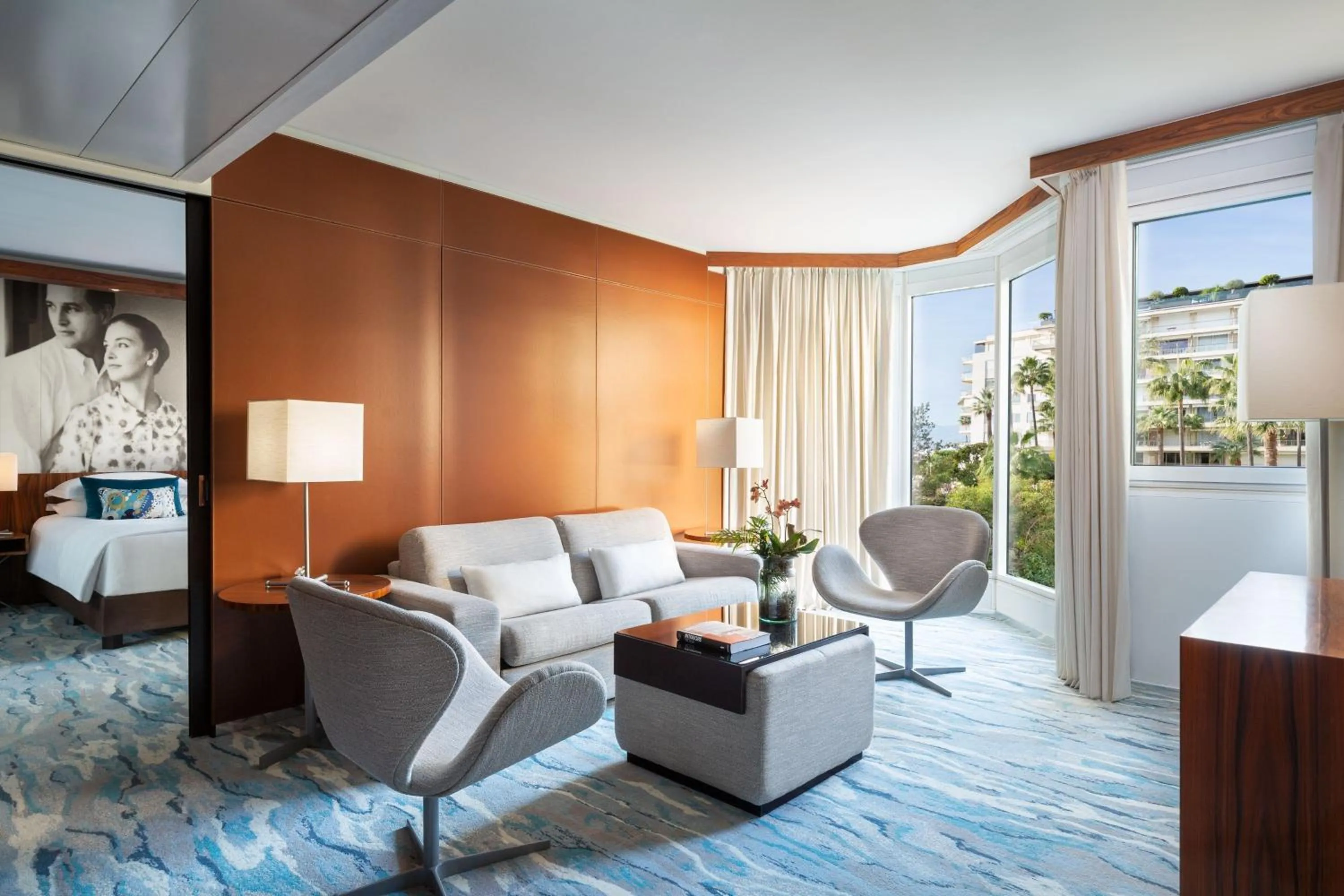 Bedroom in JW Marriott Cannes