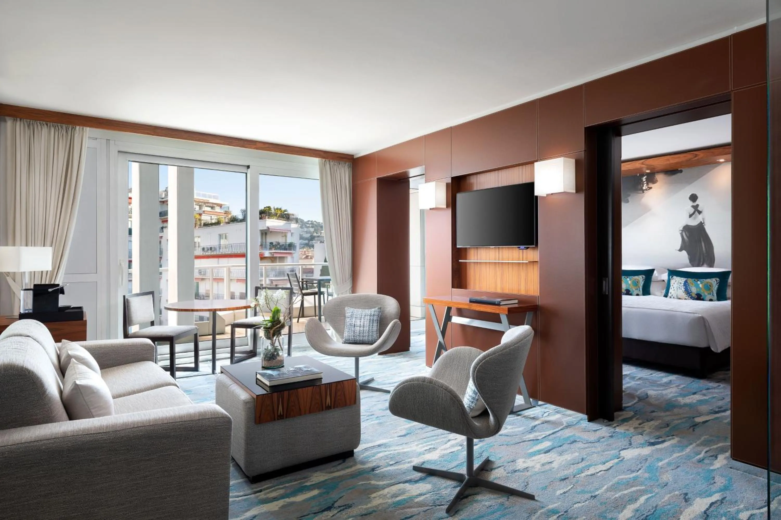 Bedroom, Bed in JW Marriott Cannes