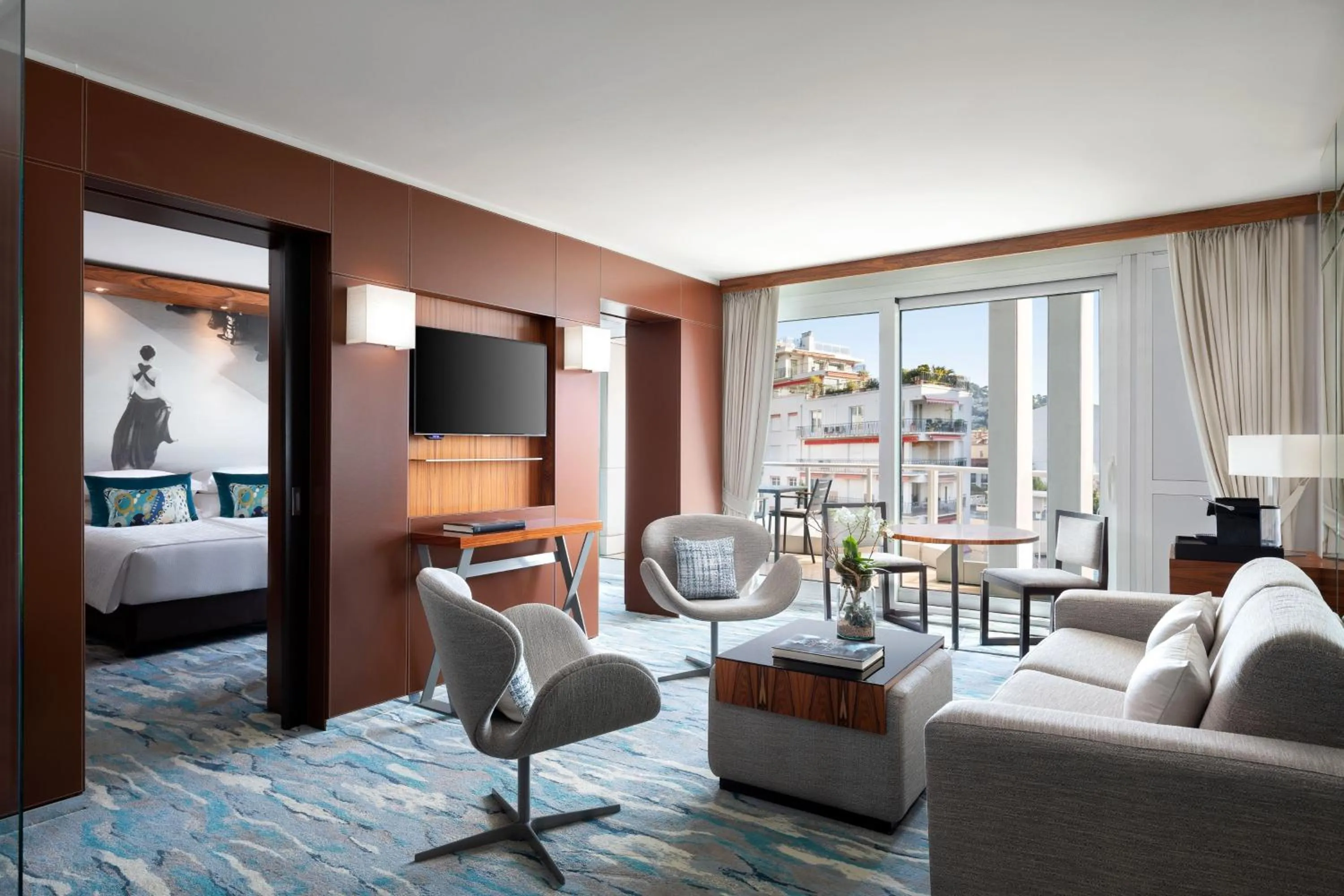 Bedroom, Bed in JW Marriott Cannes