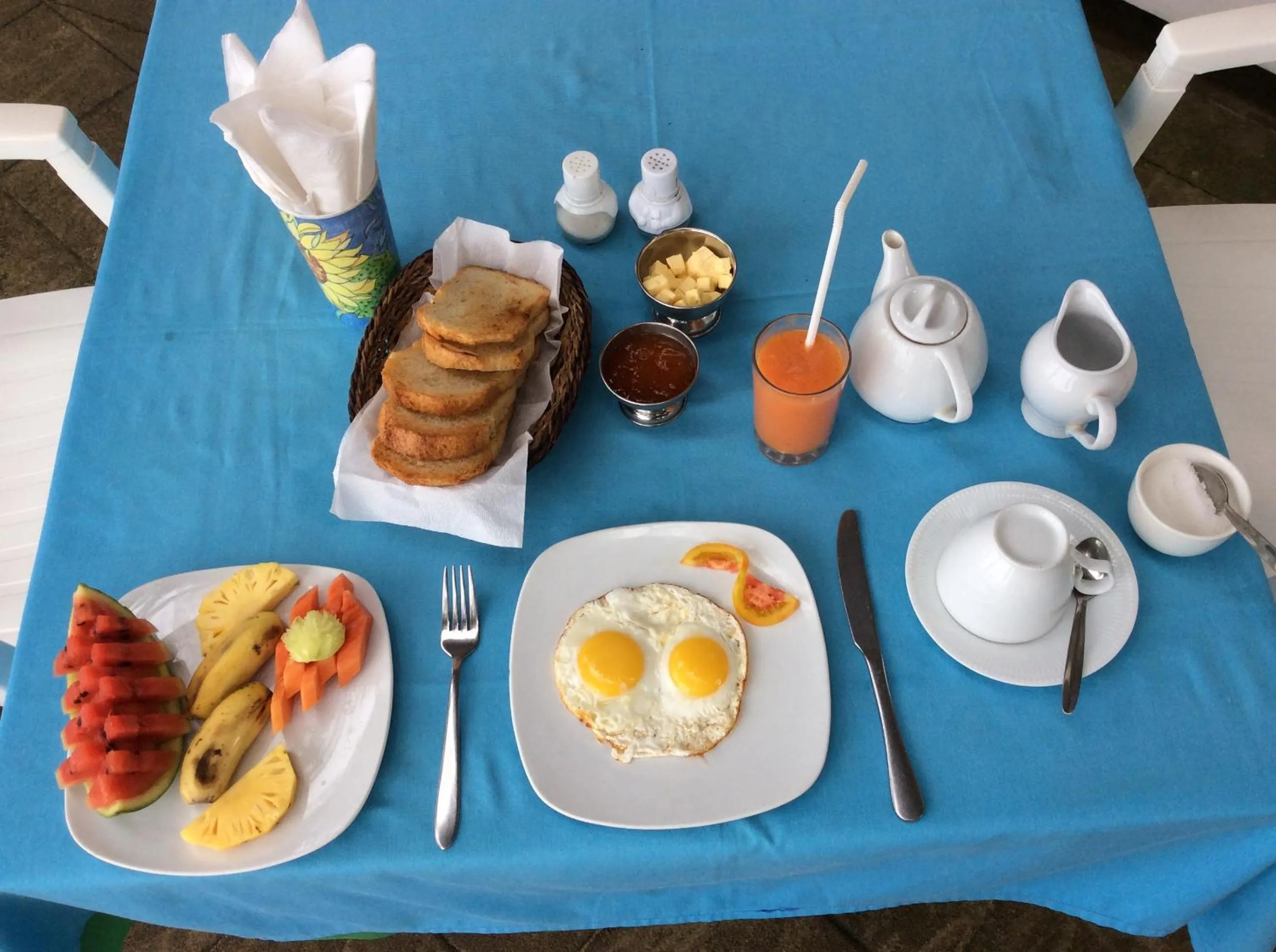 Breakfast in International Beach Hotel & Restaurant