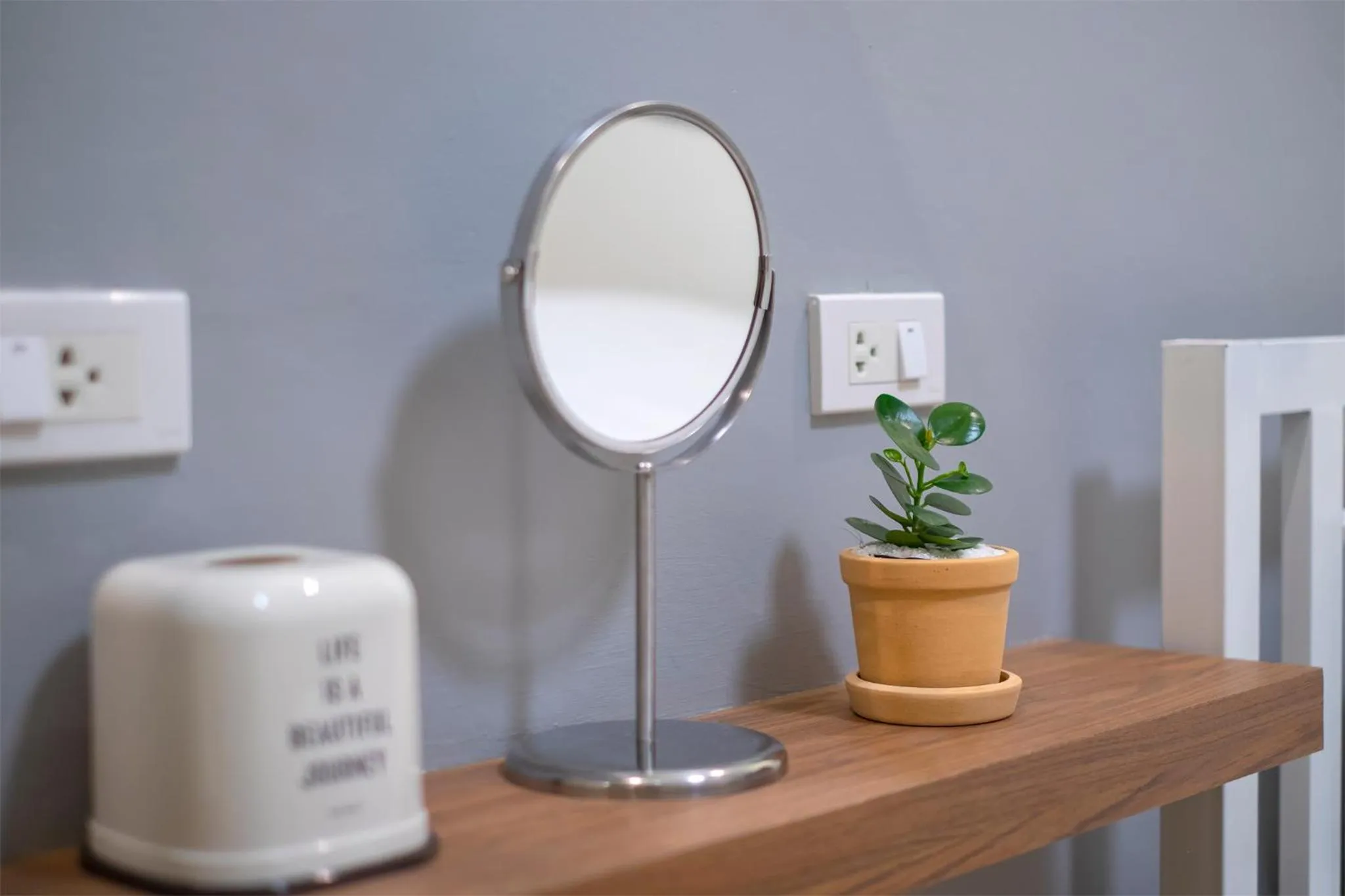 Decorative detail in BED Friends Poshtel