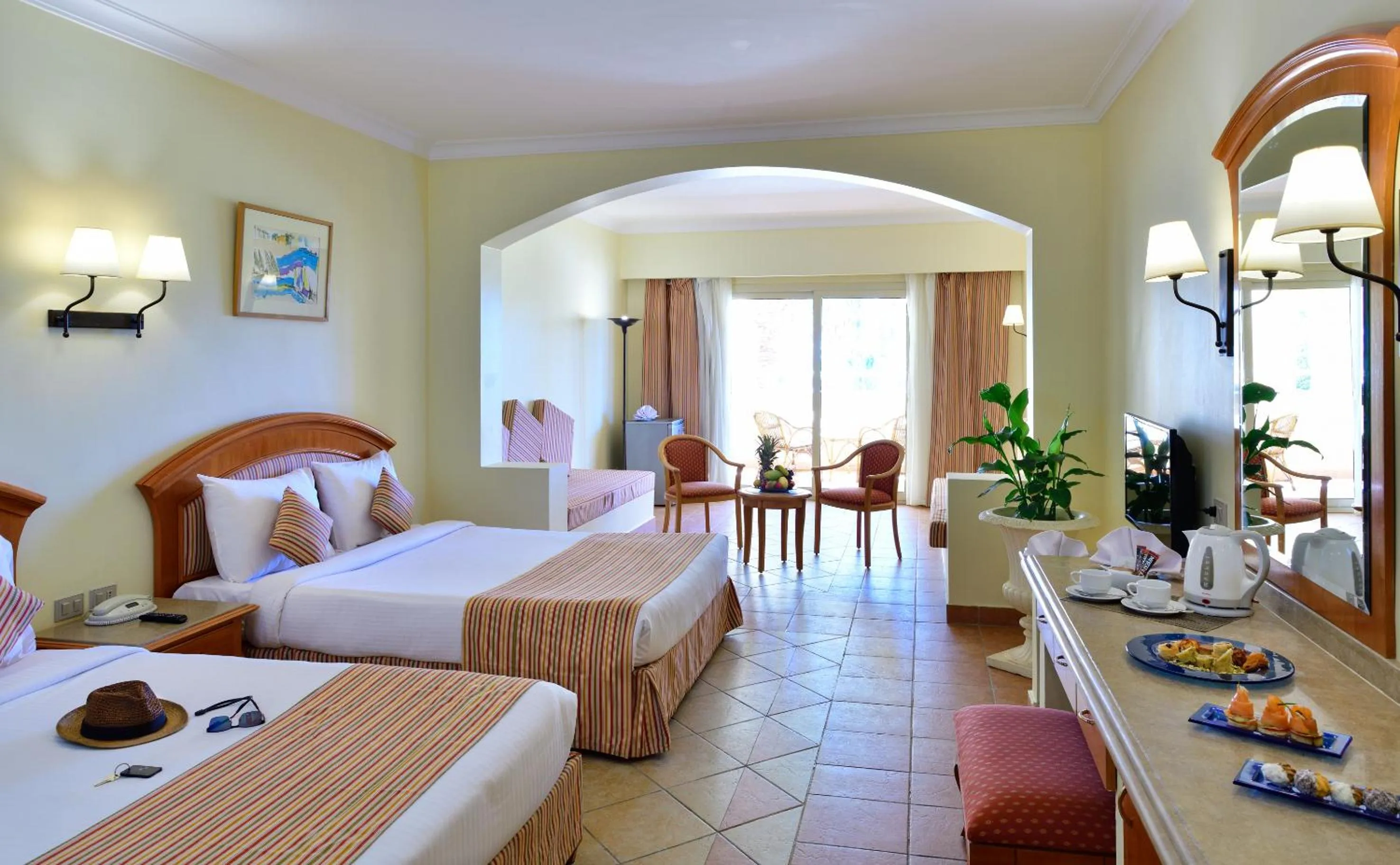 Photo of the whole room, Bed in Sharm Grand Plaza Resort - Families and Couples Only
