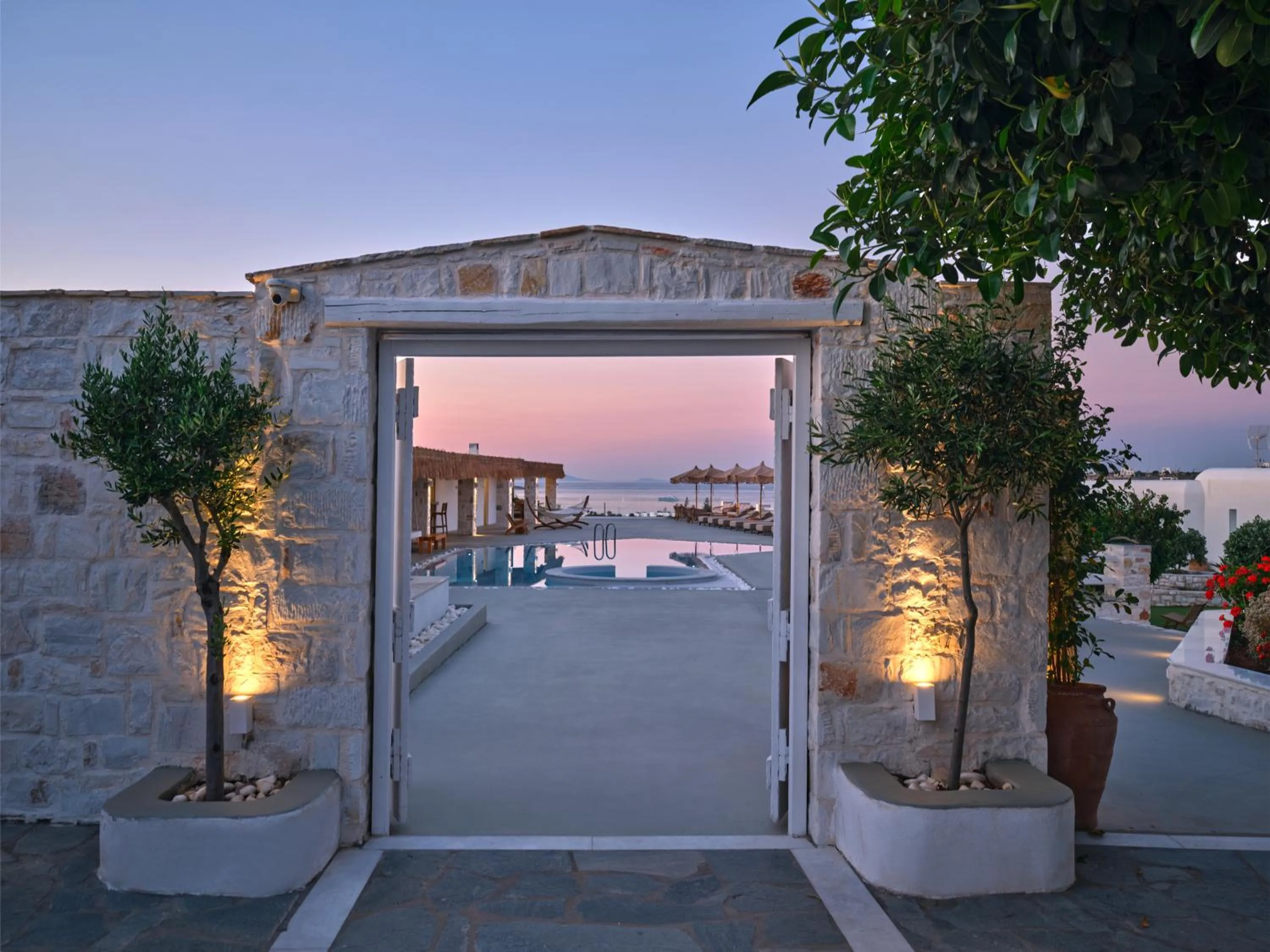 Facade/entrance in Blue Mare Villas