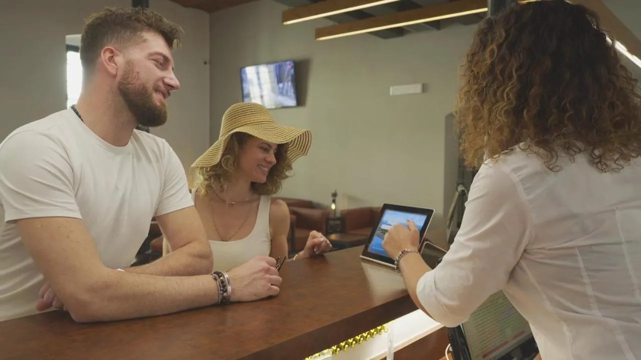 Lobby or reception in Residence Hotel Moderno