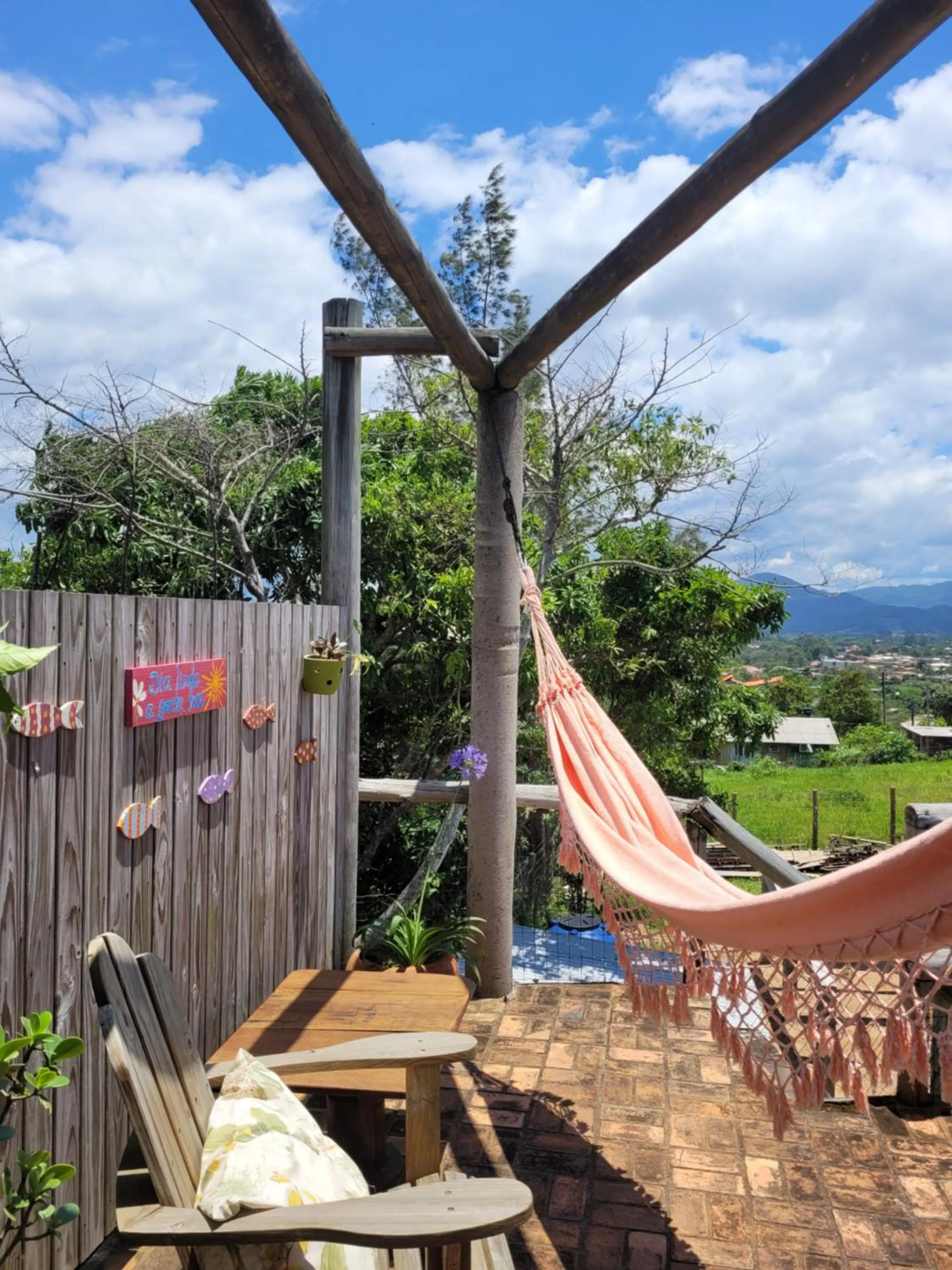 Balcony/Terrace in Pousada Gopak