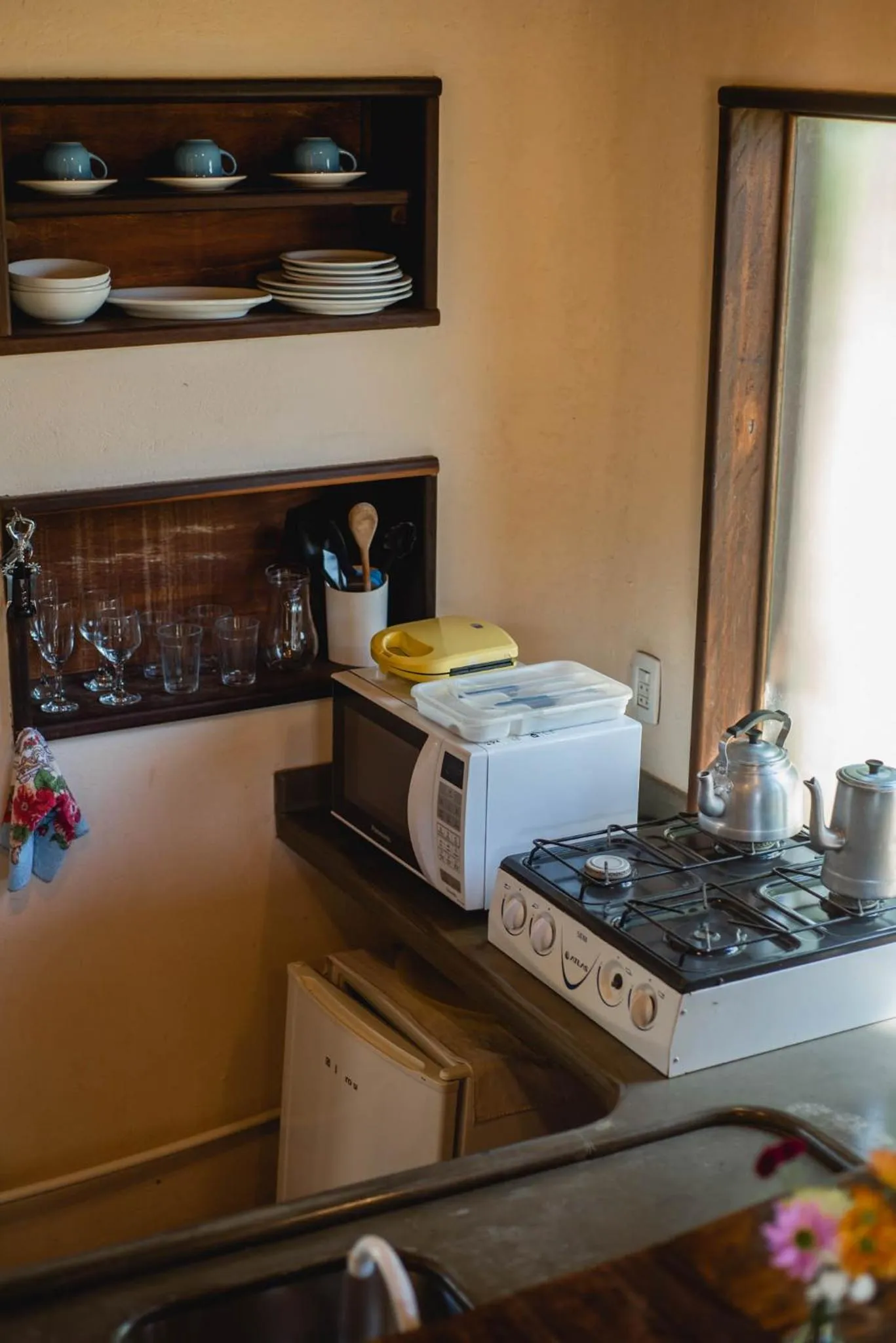 kitchen in Pousada Gopak
