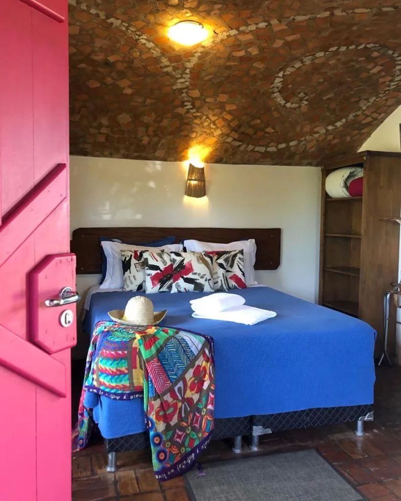 Bed in Pousada Gopak