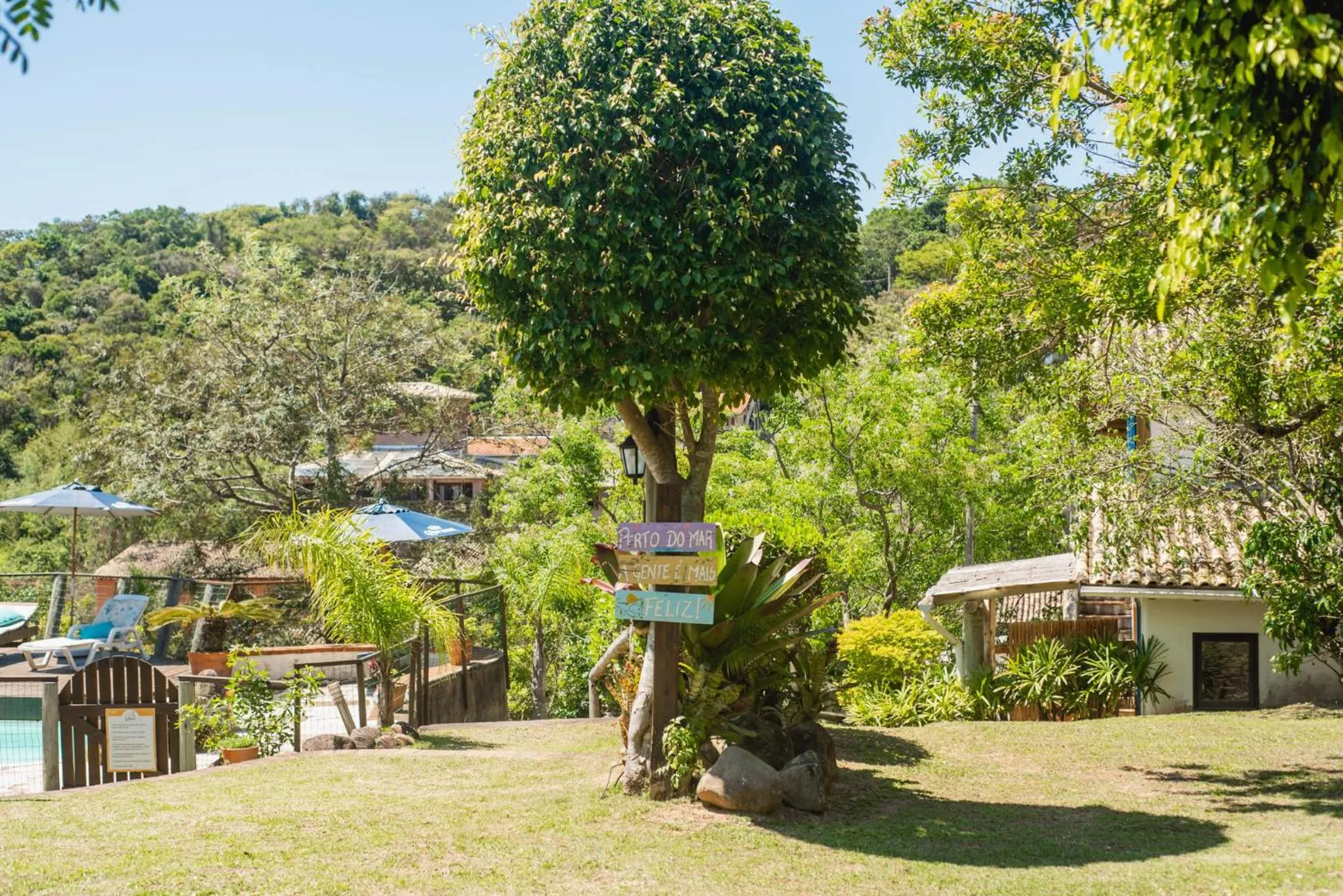 Garden in Pousada Gopak