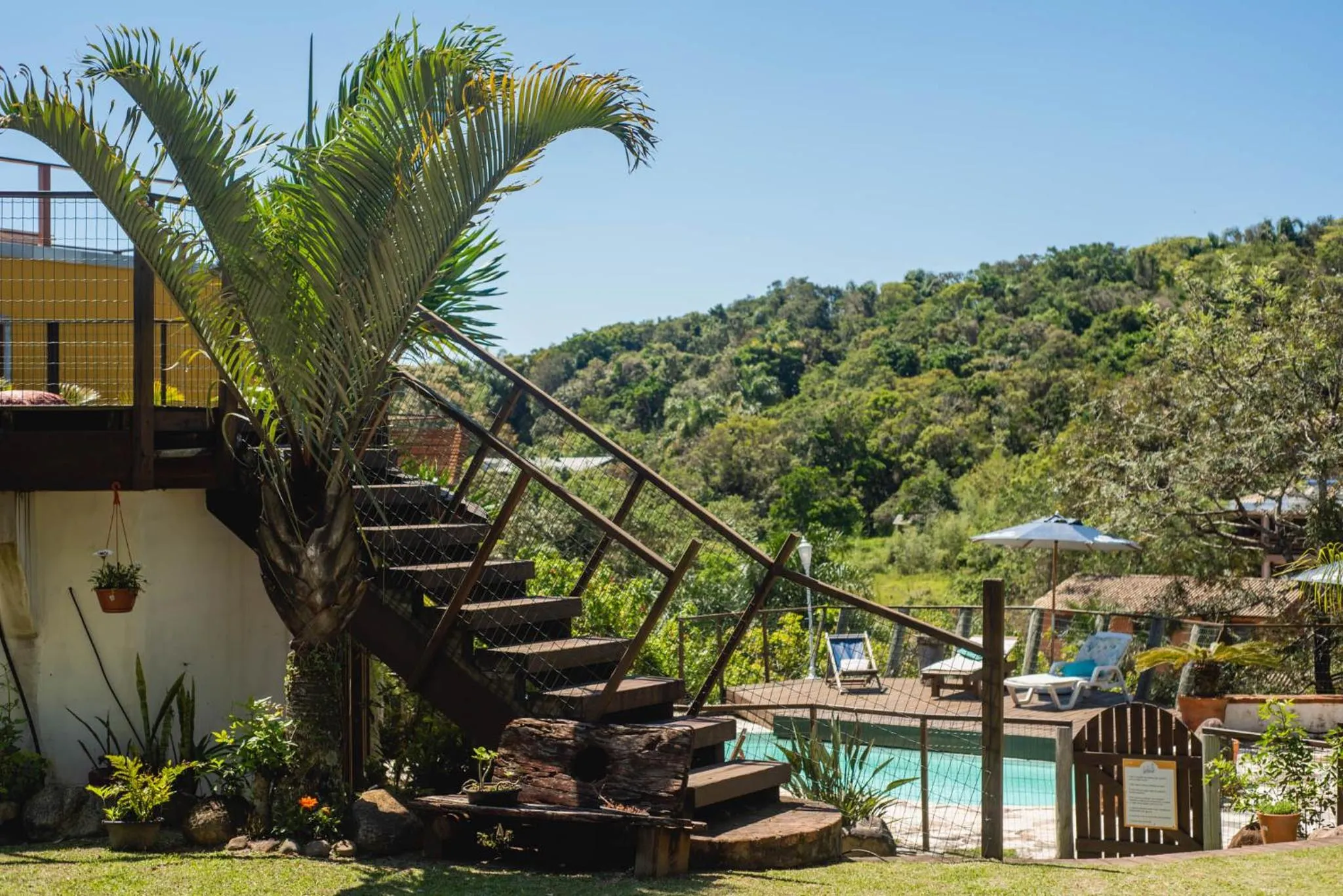 Garden in Pousada Gopak