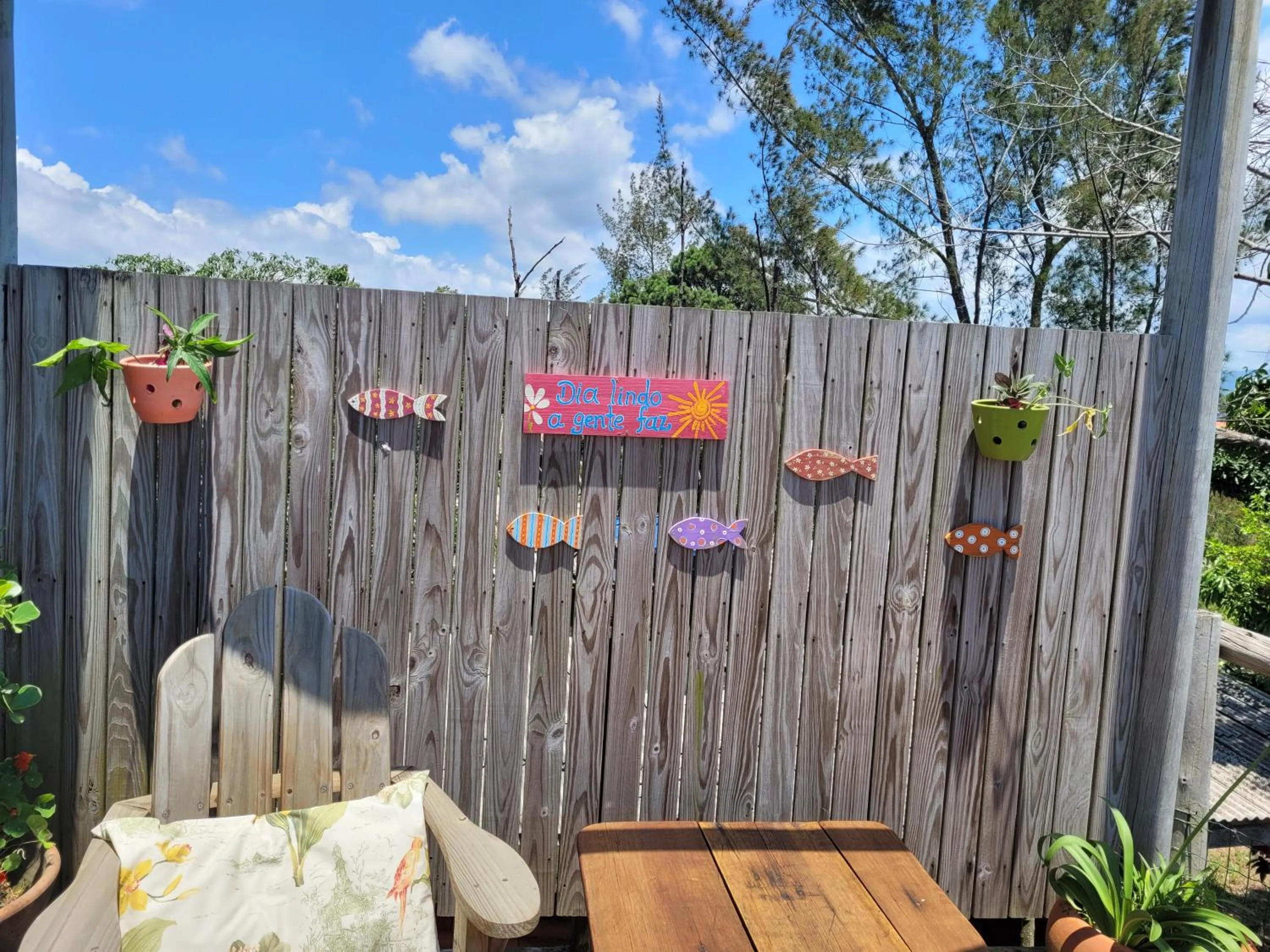 Balcony/Terrace in Pousada Gopak