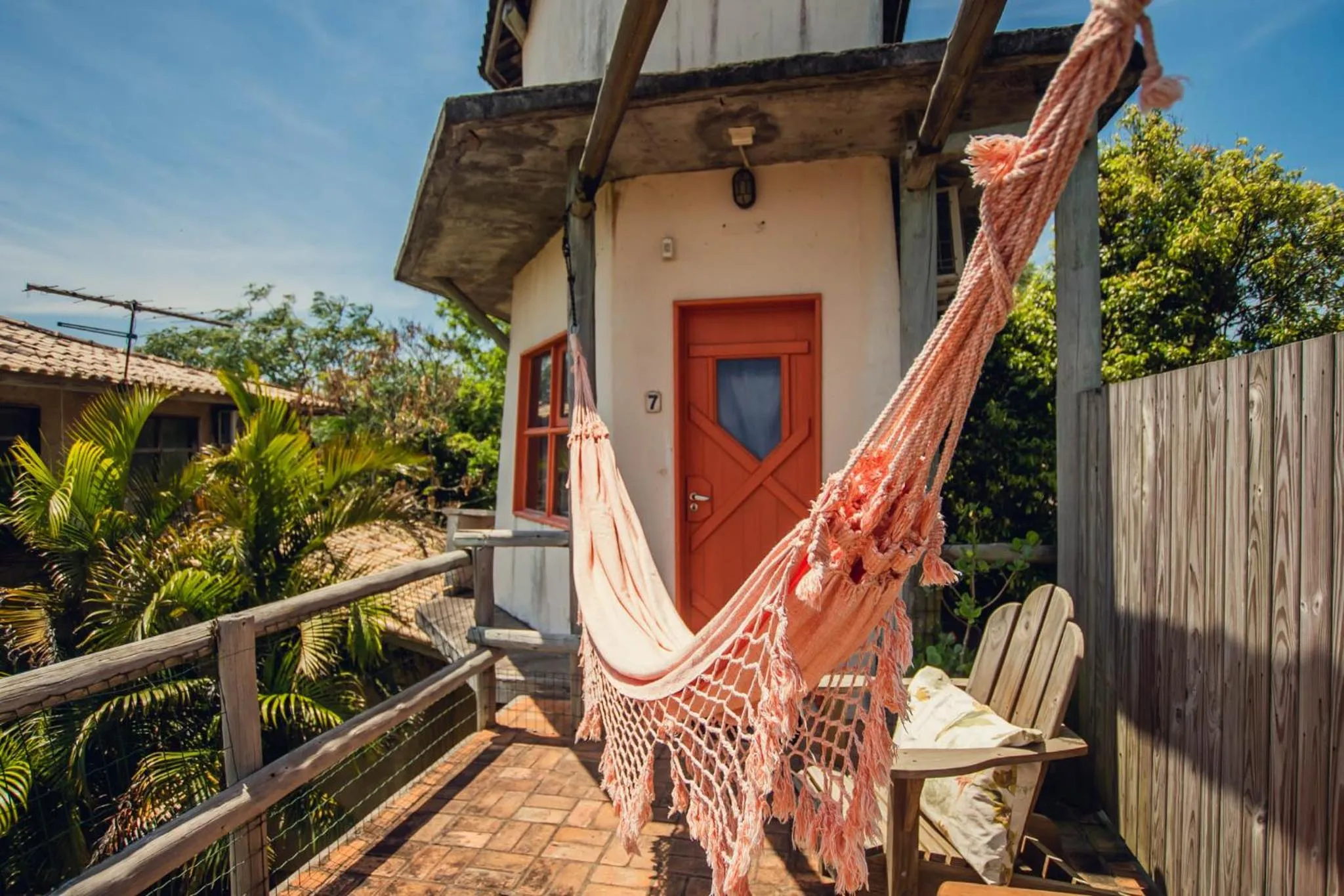 Balcony/Terrace in Pousada Gopak