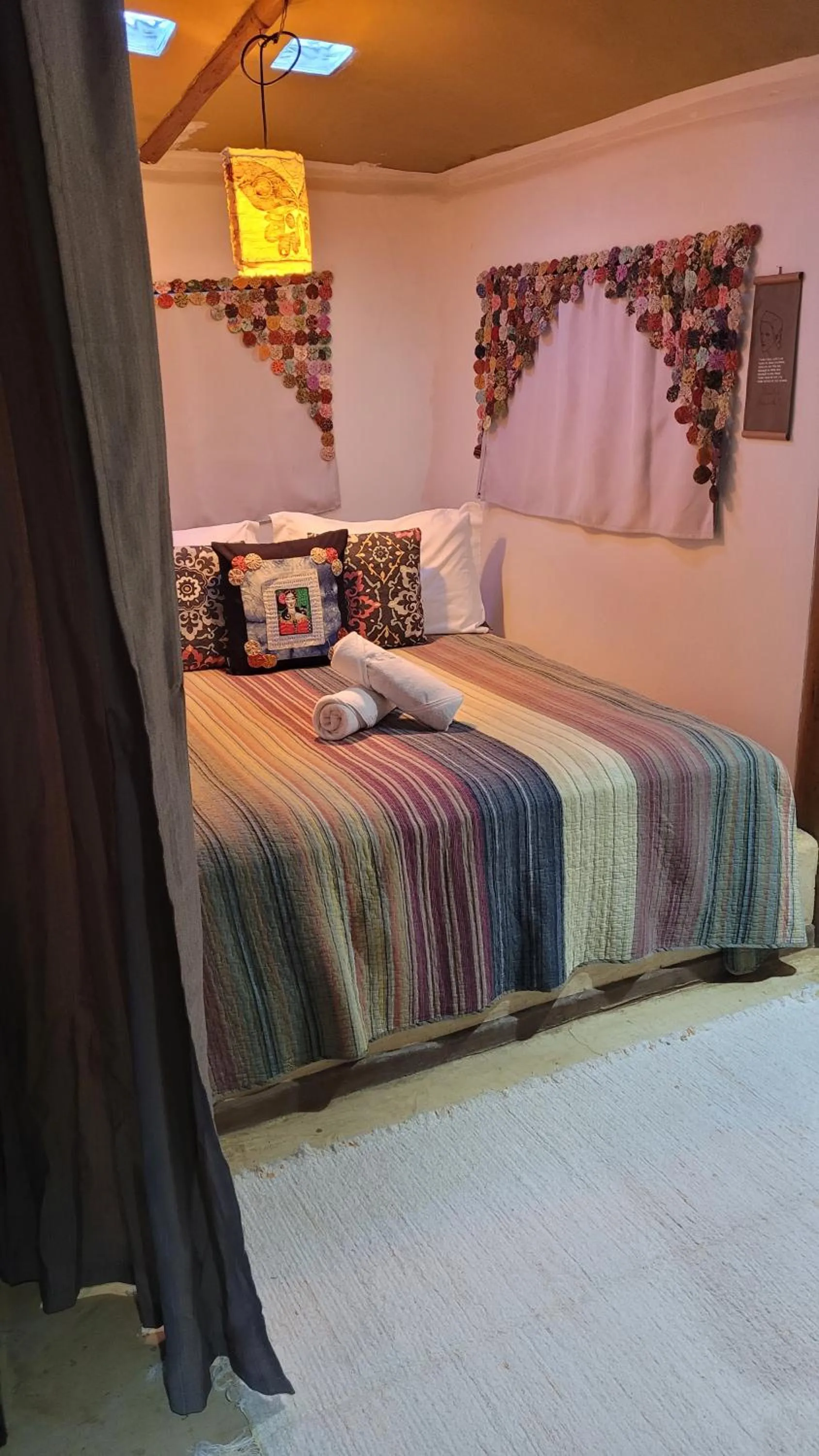 Bed in Pousada Gopak