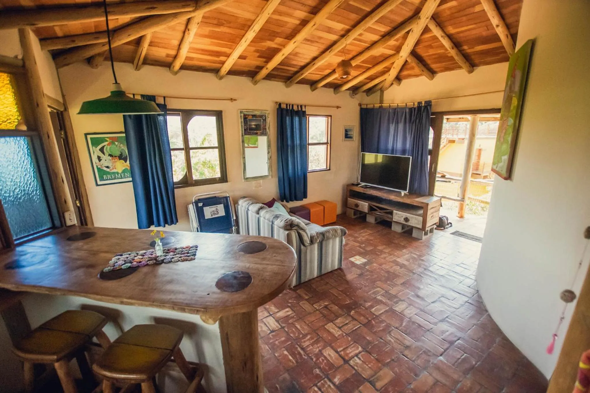 Living room in Pousada Gopak