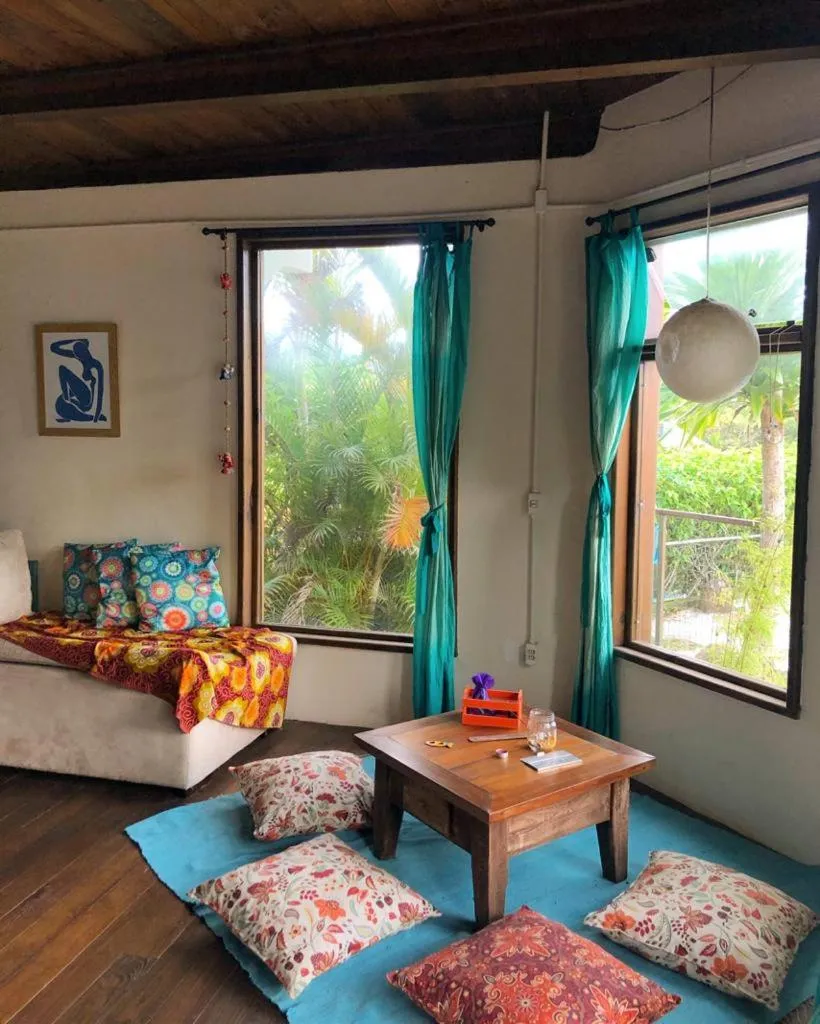 Seating area in Pousada Gopak