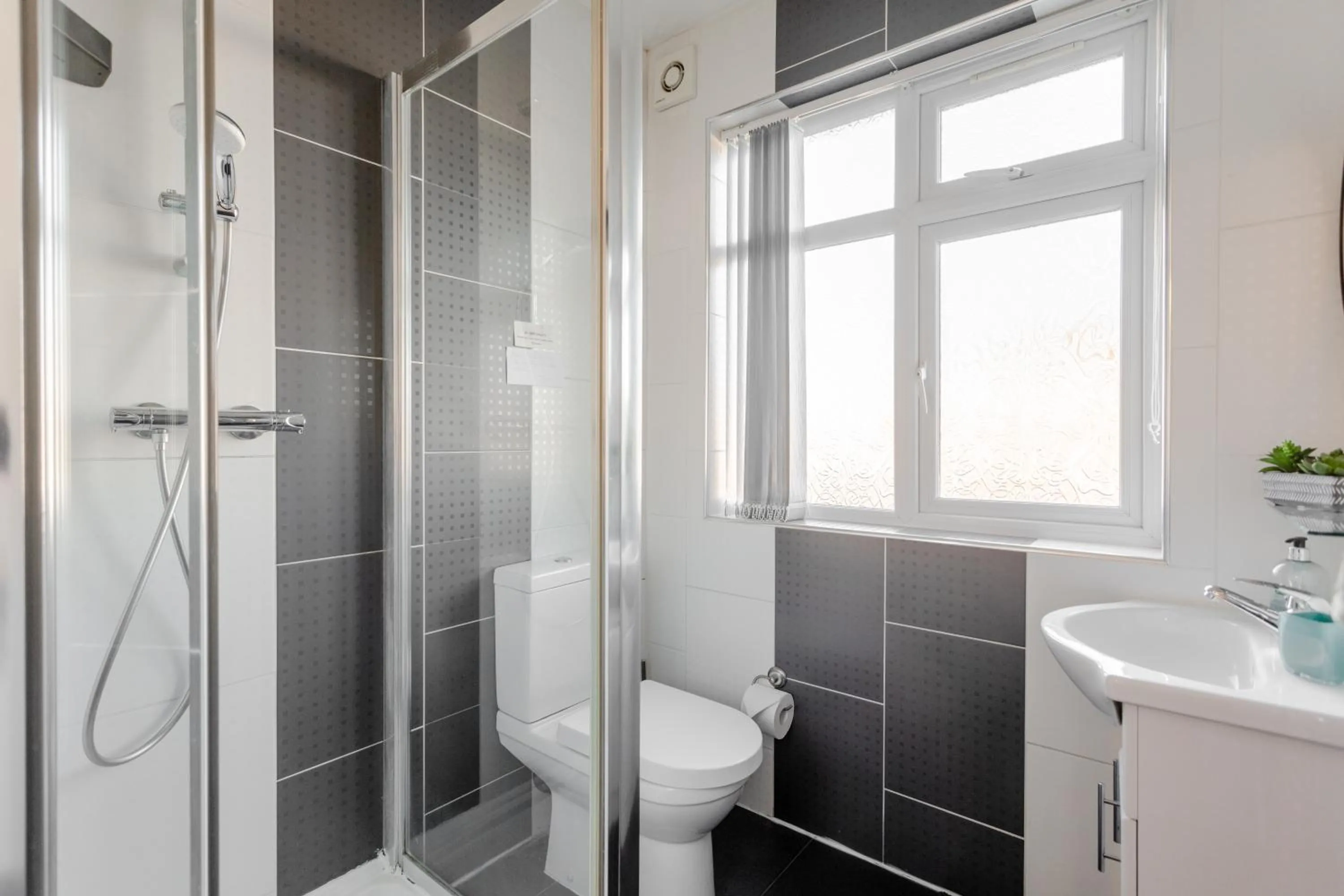 Shower in Apple House Wembley