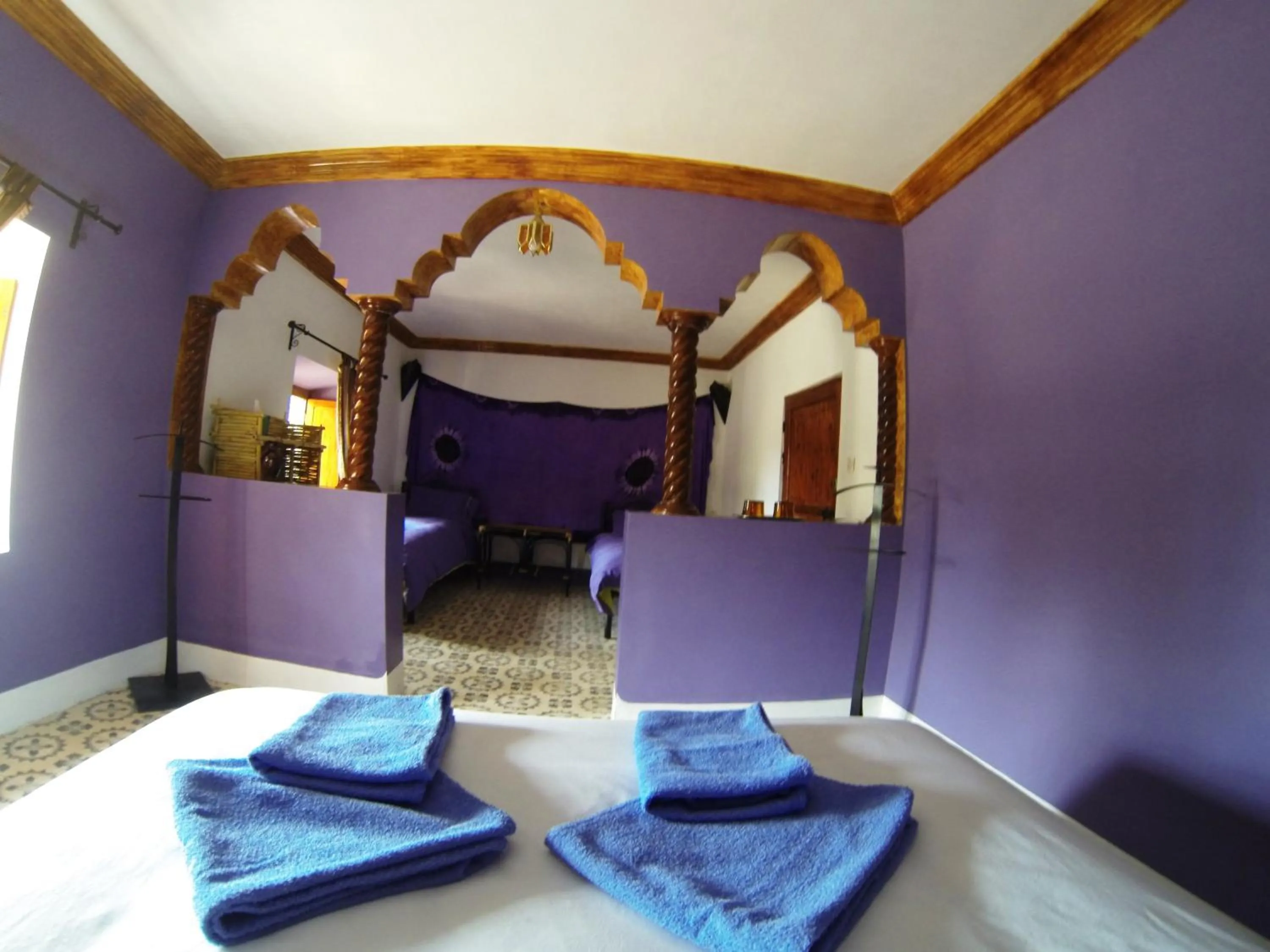 Bedroom, Bed in kasbah 123 soleil