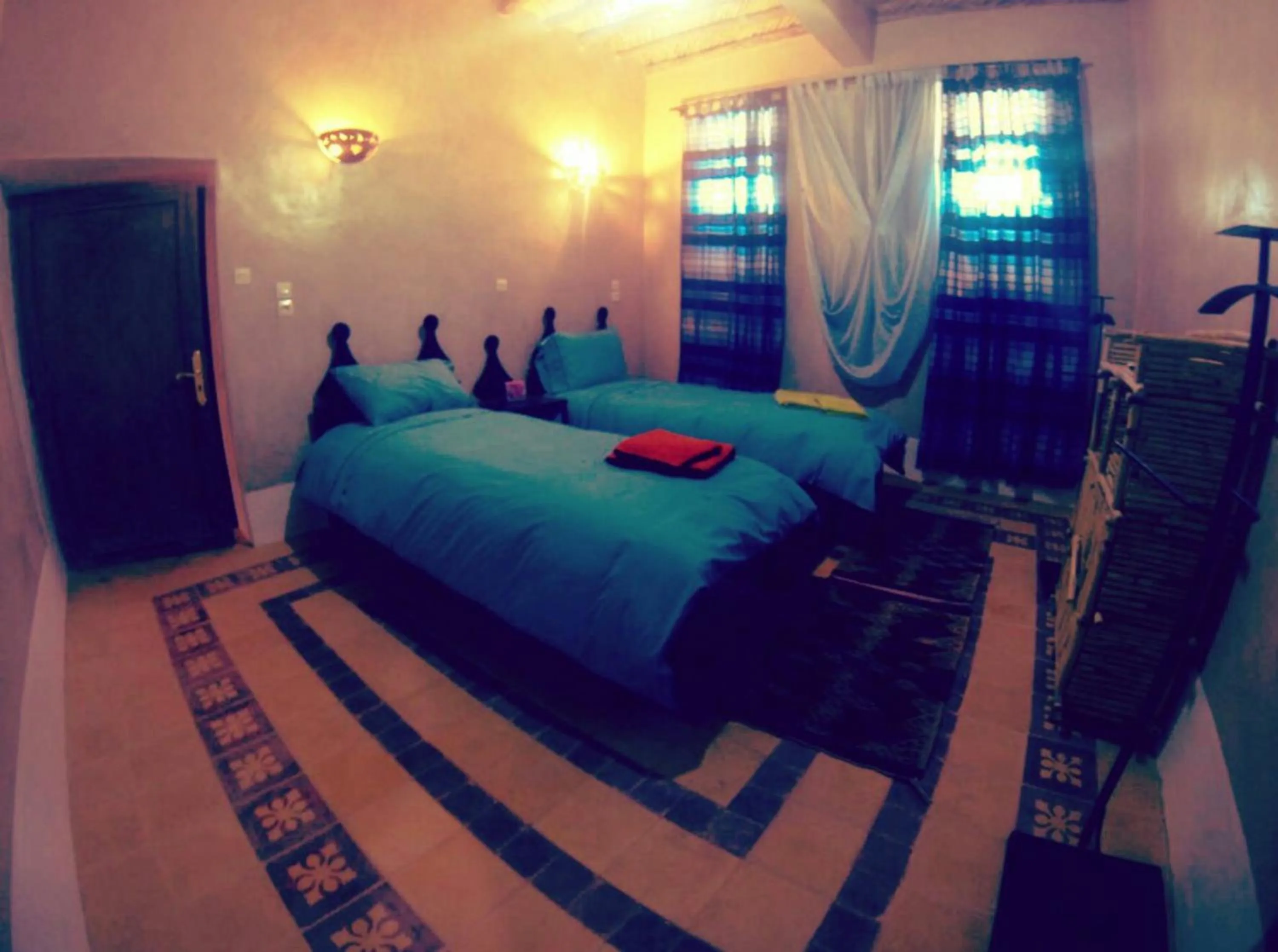 Photo of the whole room, Bed in kasbah 123 soleil
