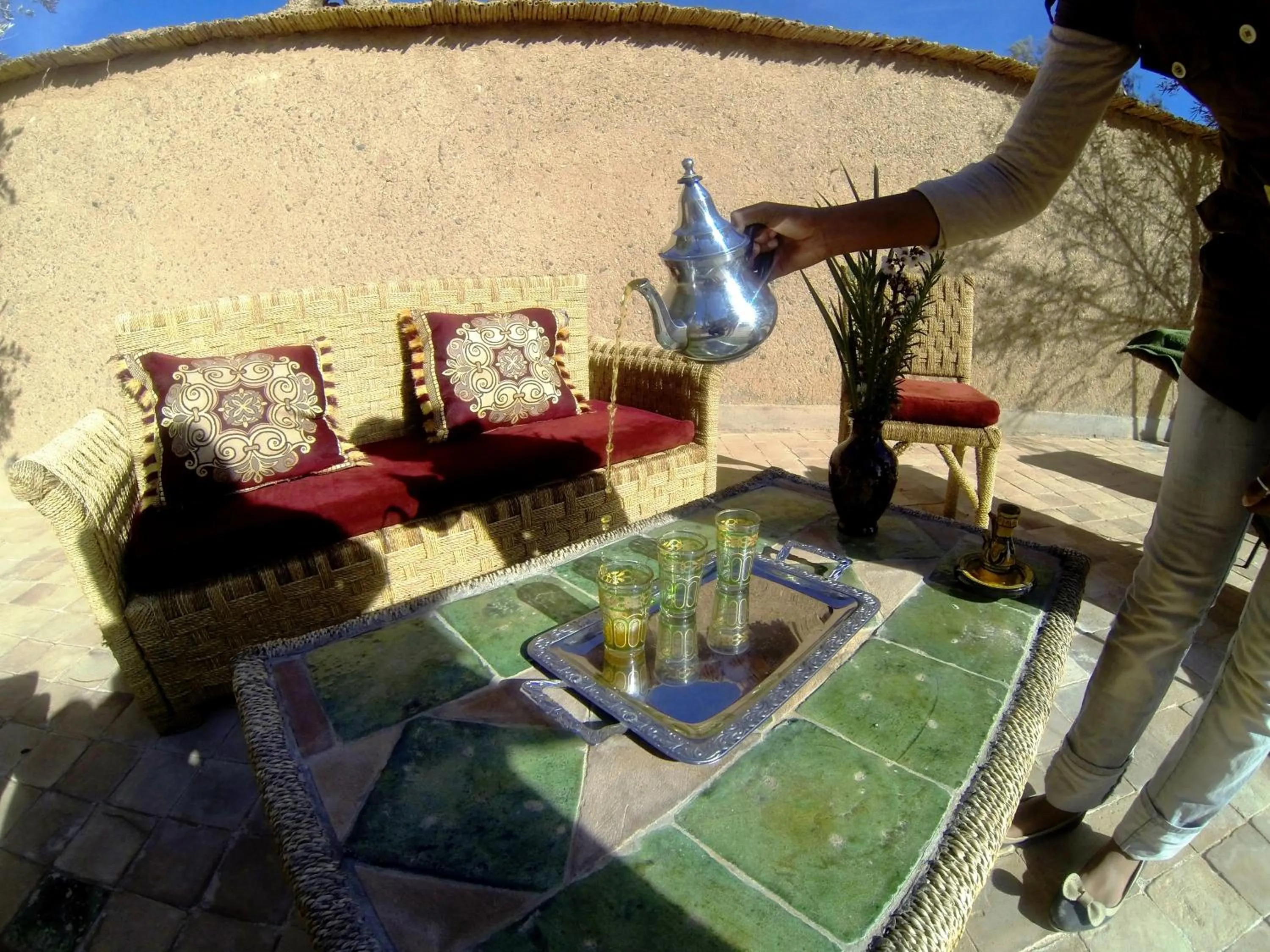 Swimming pool in kasbah 123 soleil