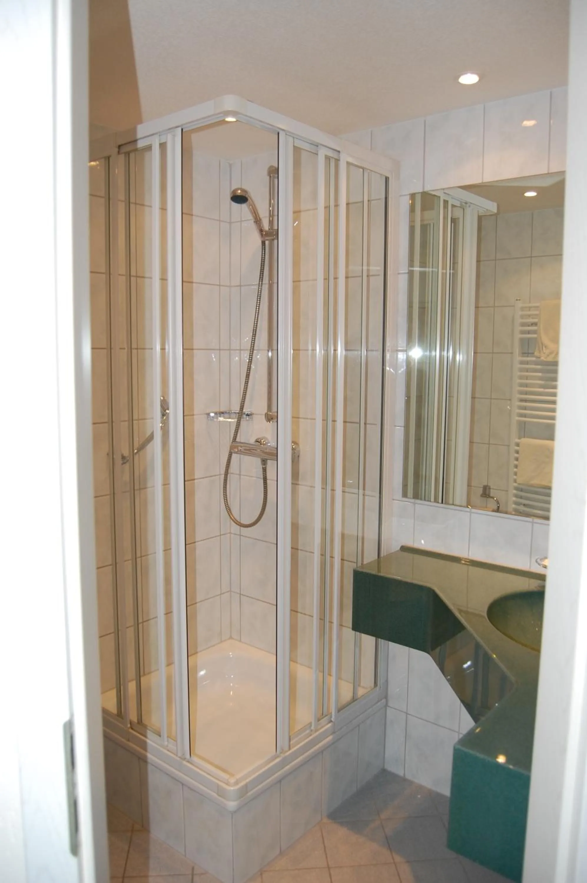 Shower in Hotel Grüner Baum