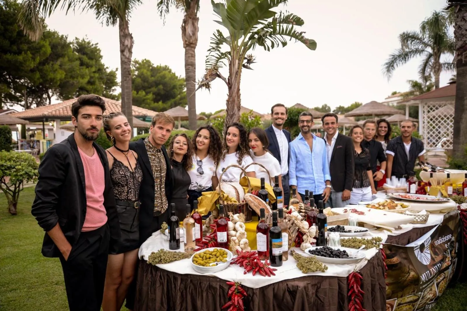 group of guests in Villaggio Spiagge Rosse