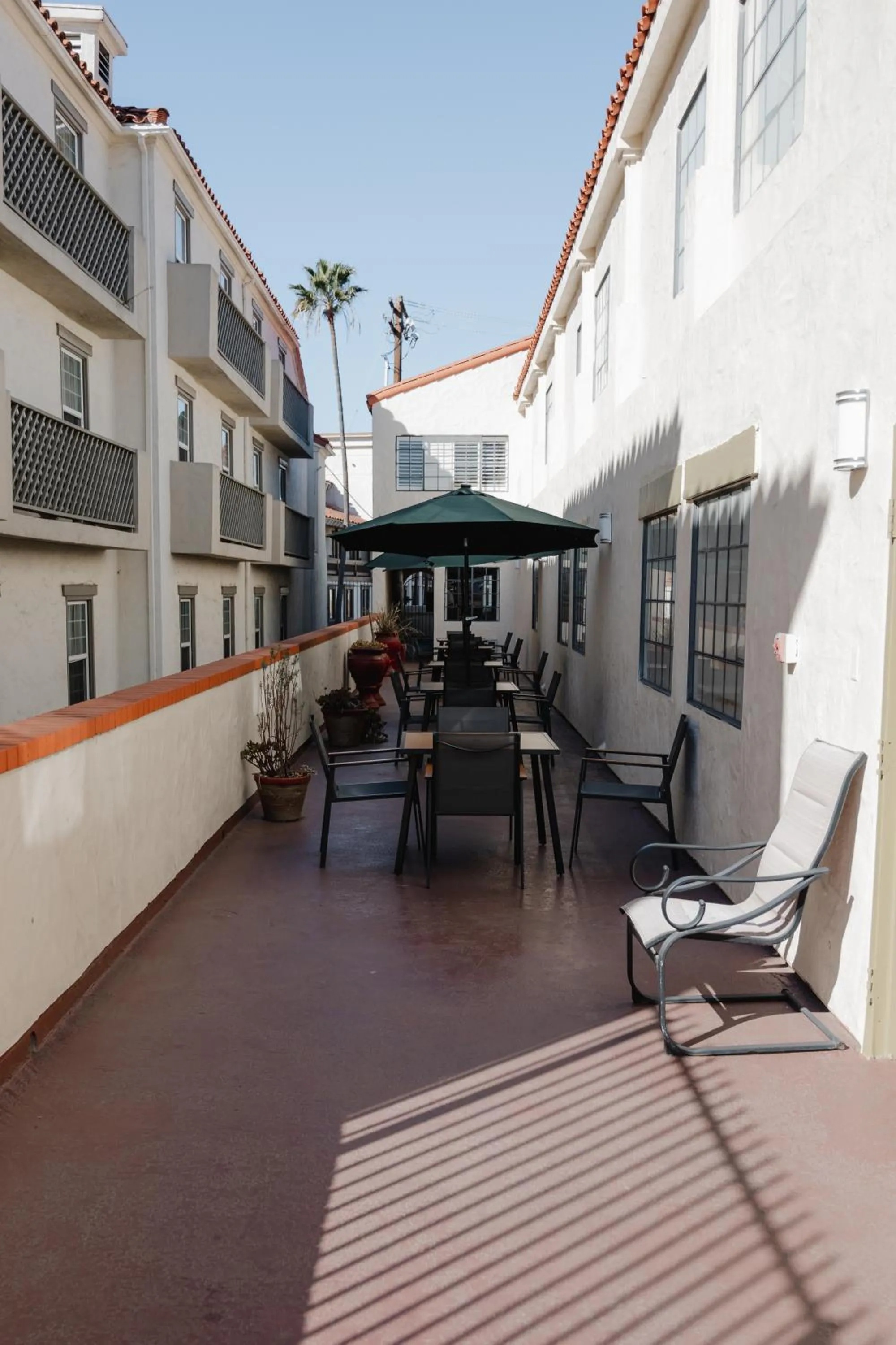 Patio in Old Town Western Inn