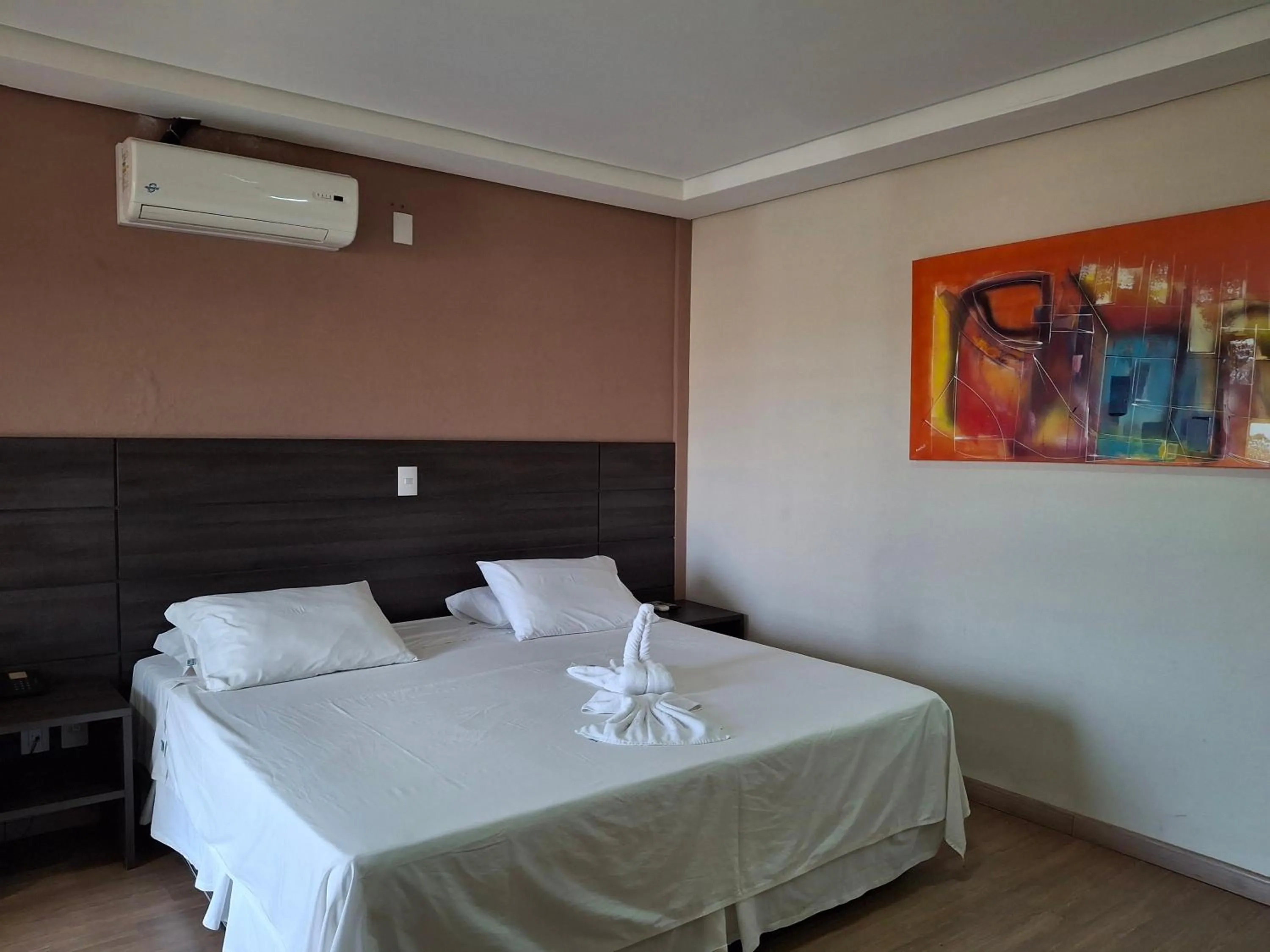 Bed in Ônix Inn Hotel Cravinhos