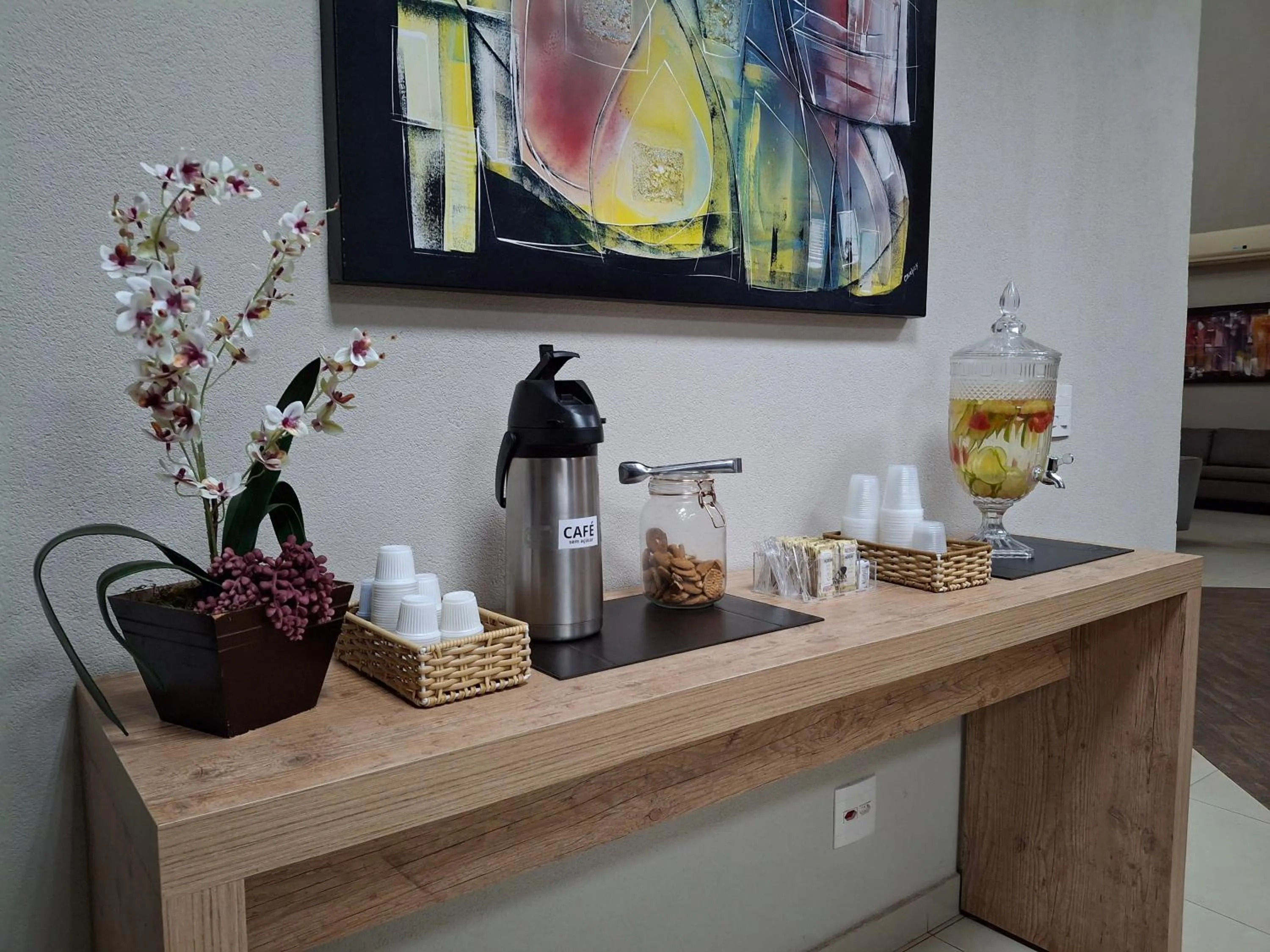 Lobby or reception in Ônix Inn Hotel Cravinhos