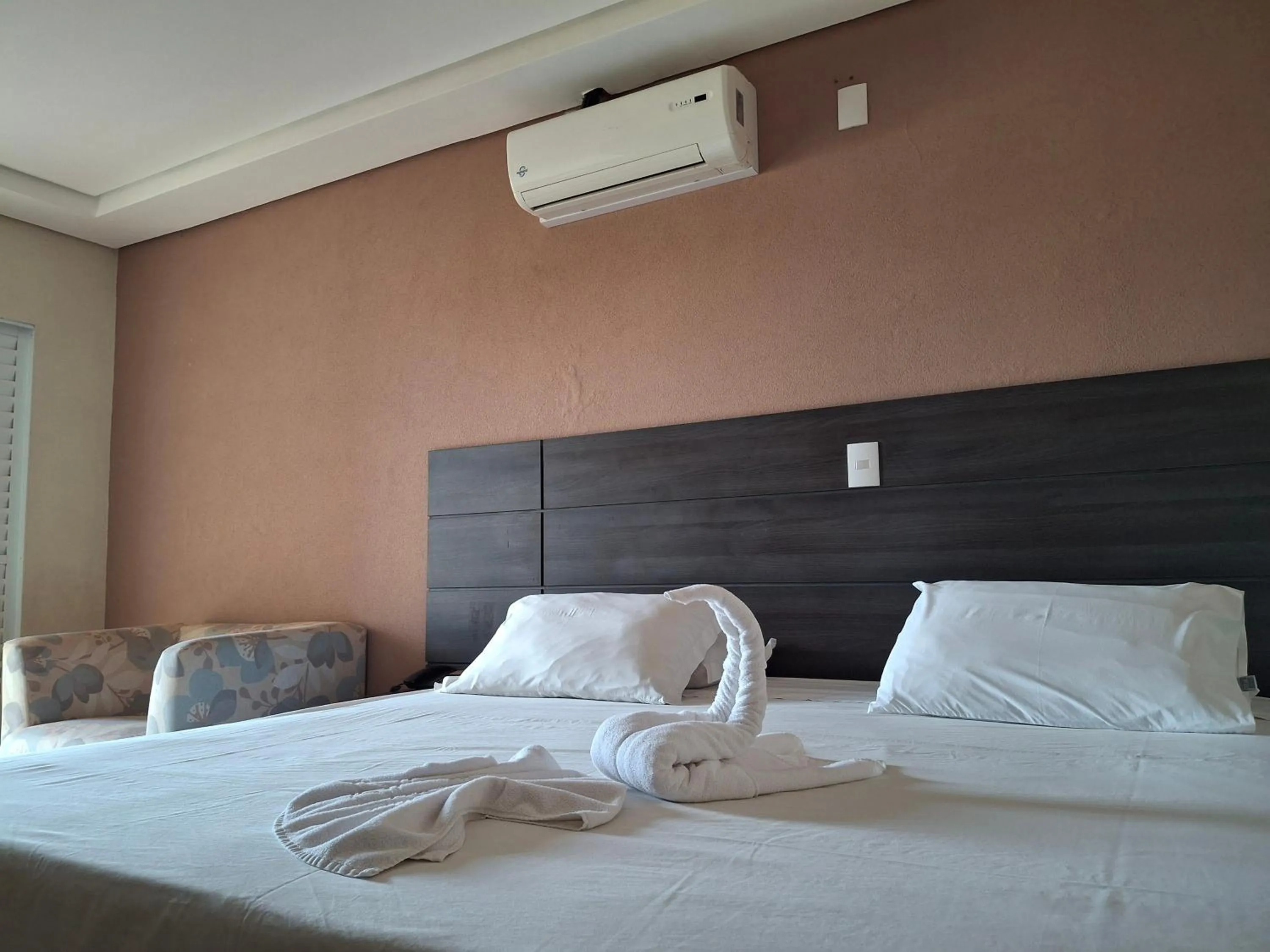 Bed in Ônix Inn Hotel Cravinhos