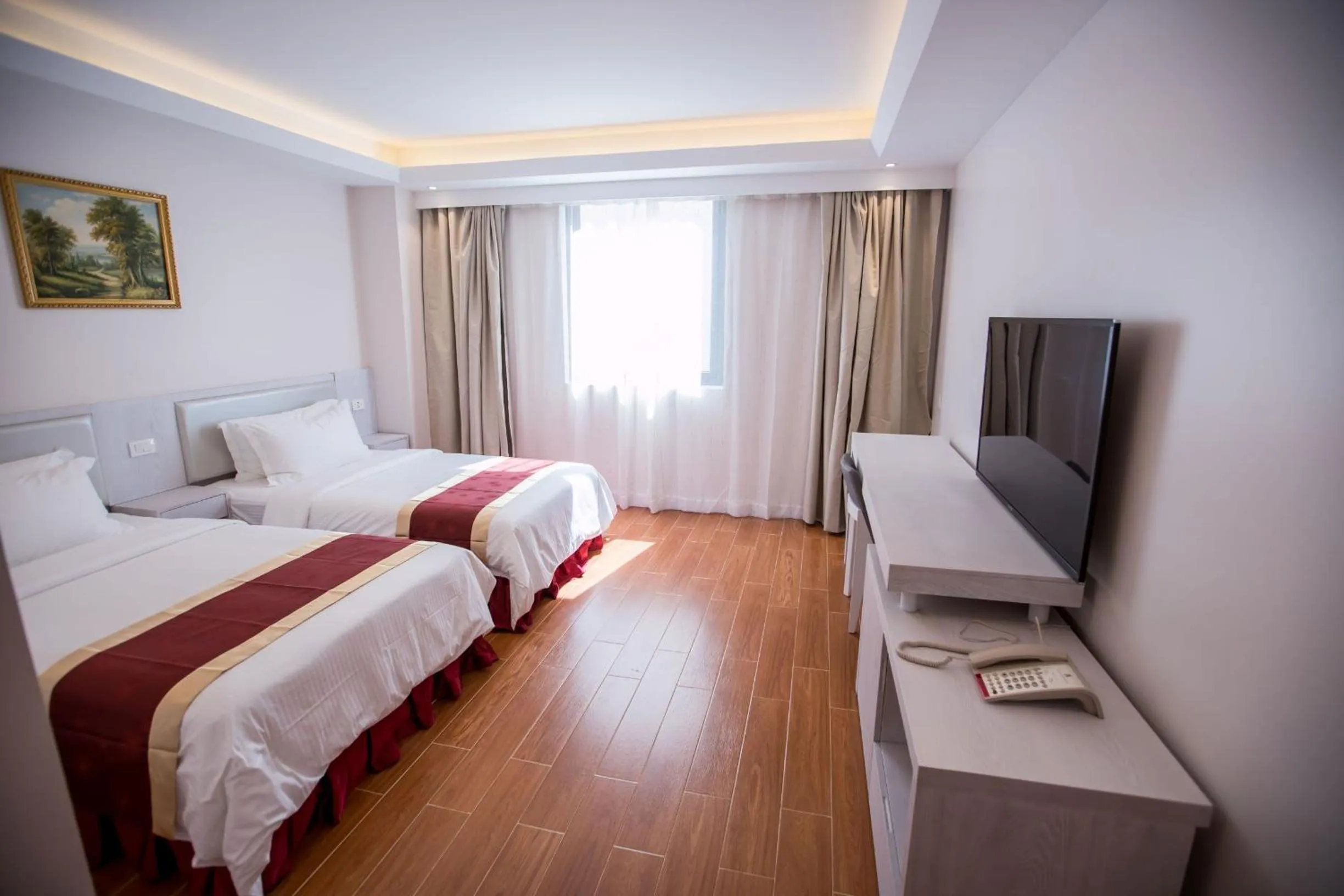 TV and multimedia, Bed in Hotel Americano