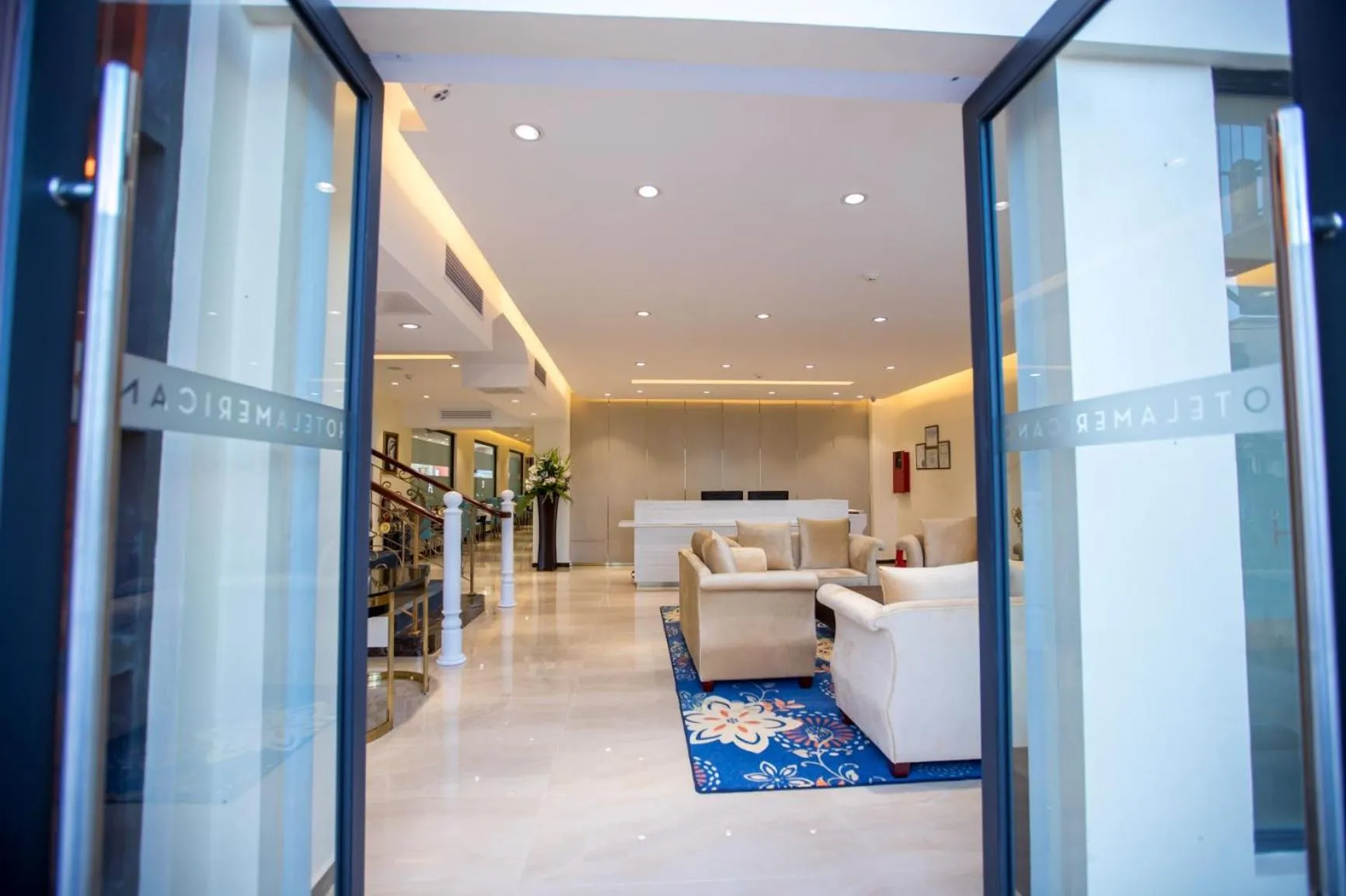 Lobby or reception in Hotel Americano