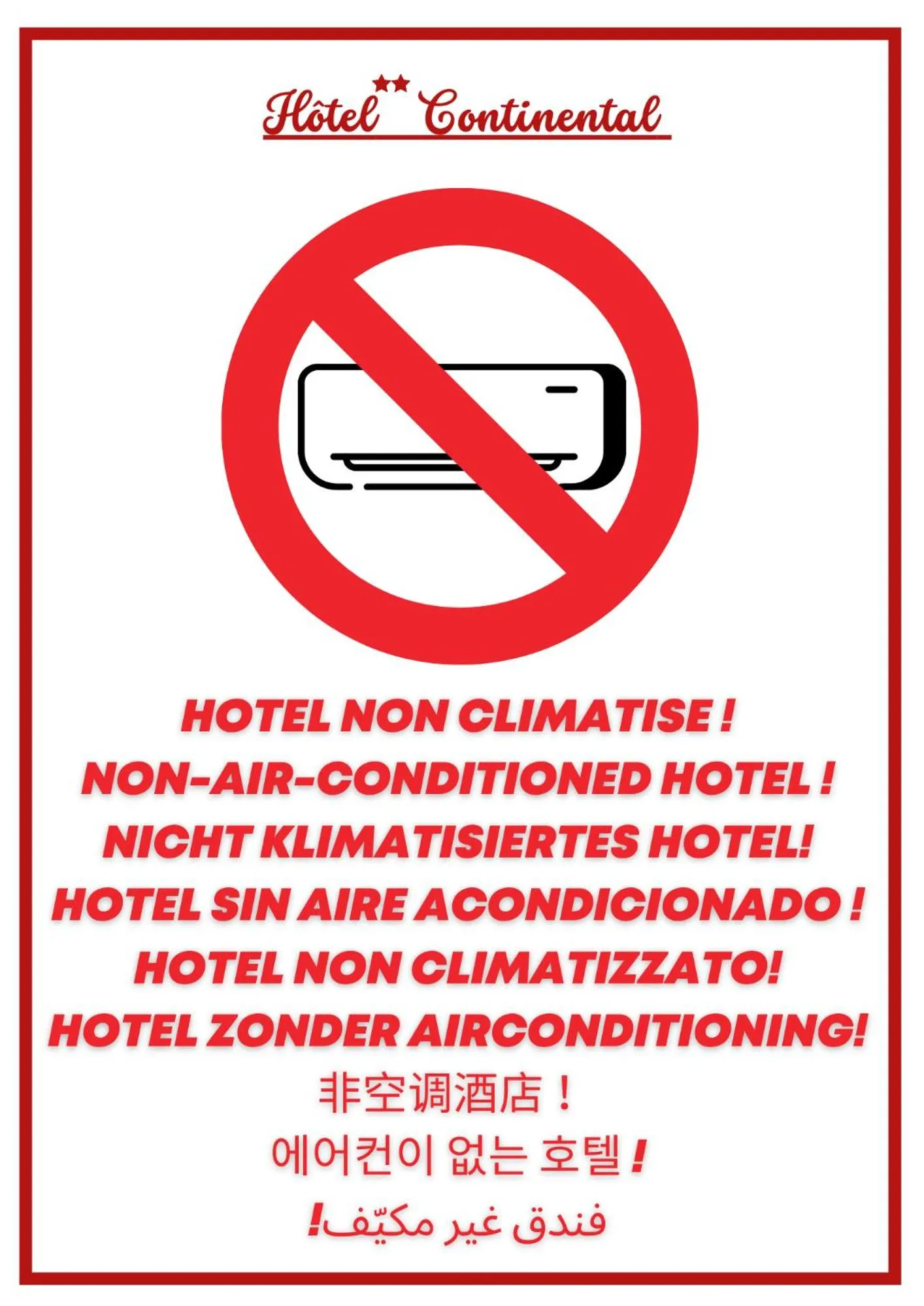 Text overlay in Hôtel Restaurant Continental