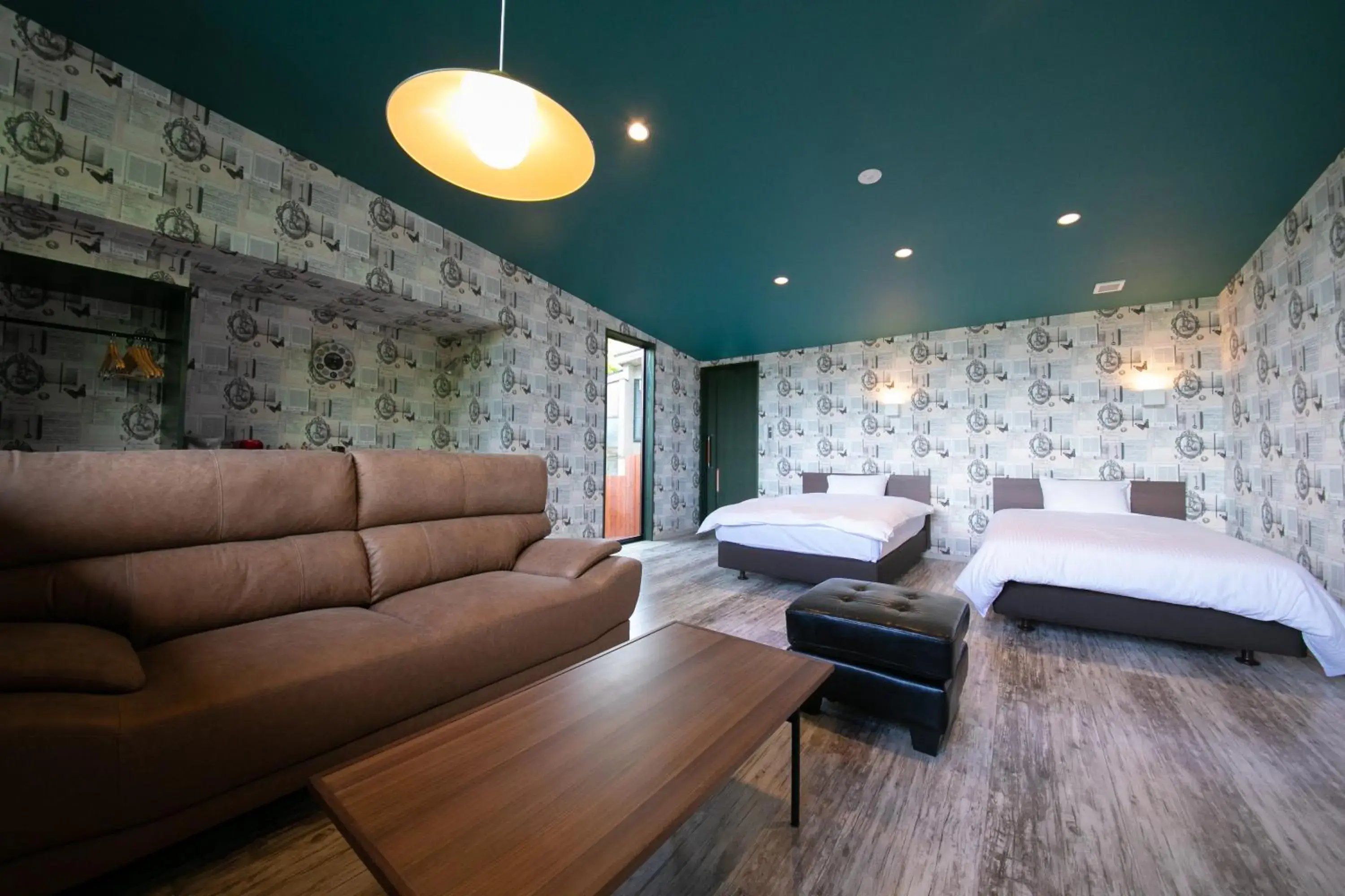 Twin Room with Private Bathroom in Innter Hill Tsubasa Yufuin Twin Room with Private Bathroom in Innter Hill Tsubasa Yufuin