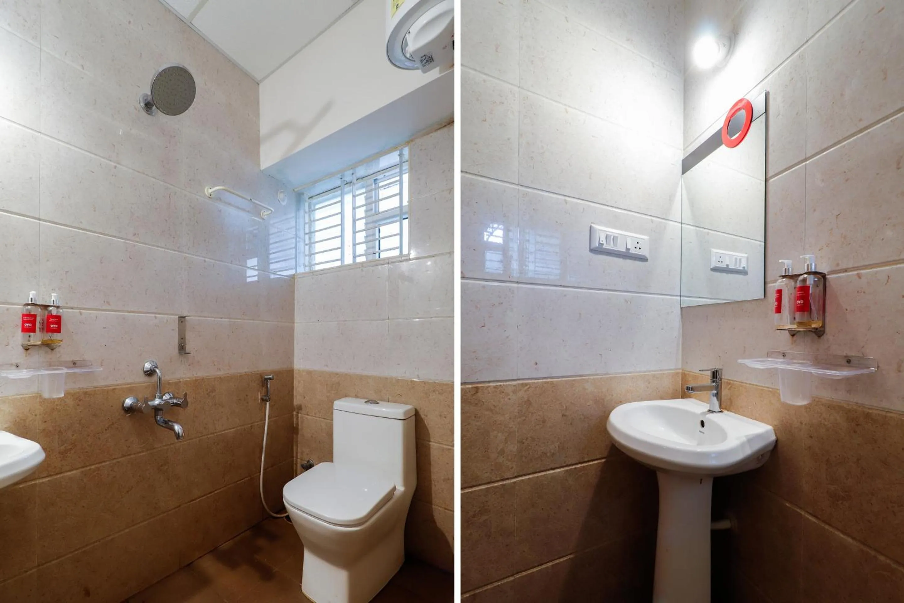 Bathroom in Collection O Rajajinagar Industrial Estate