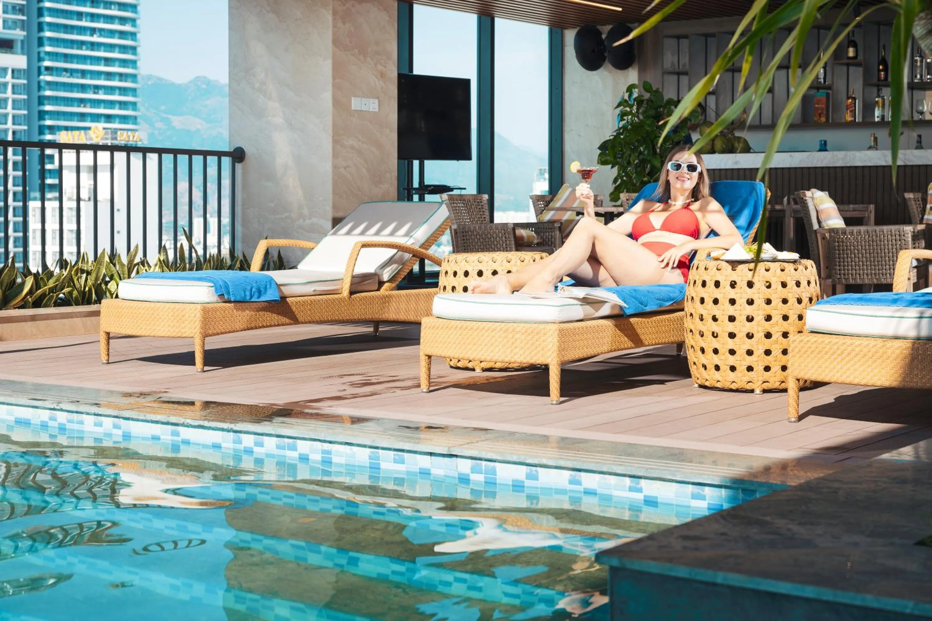 Swimming pool in Gonsala Hotel Nha Trang