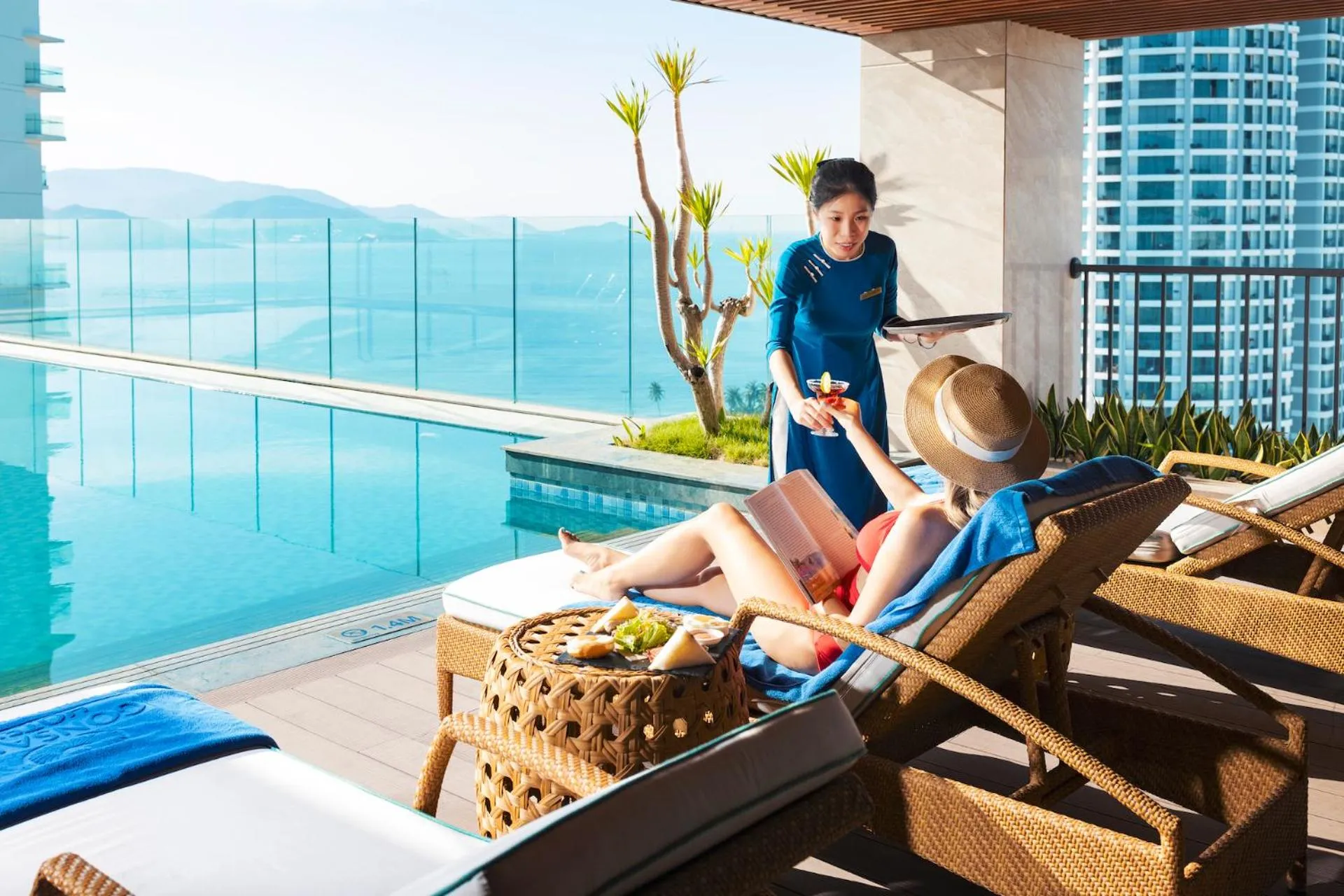 Swimming pool in Gonsala Hotel Nha Trang