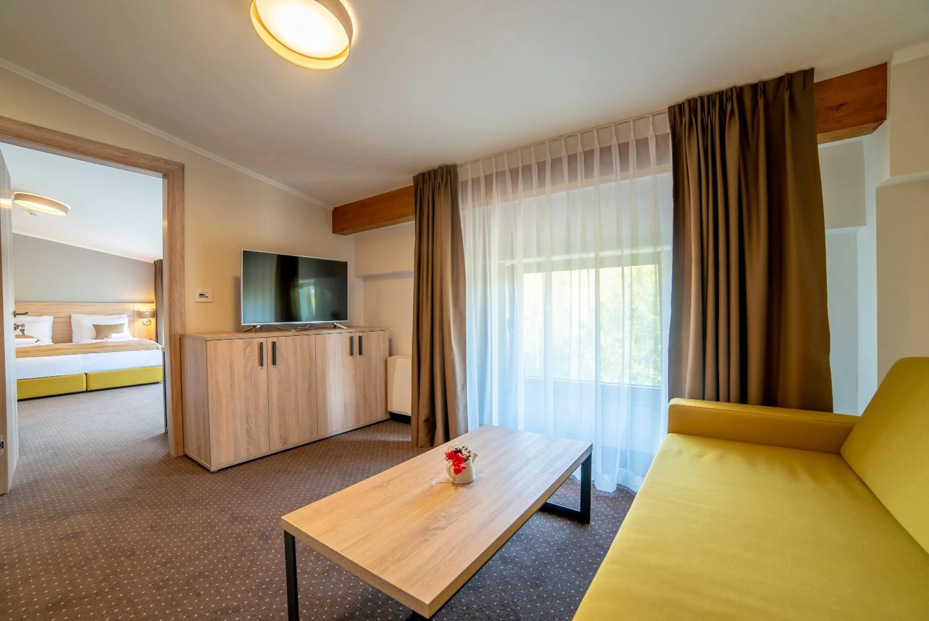 Bed in Hotel Soni Lux