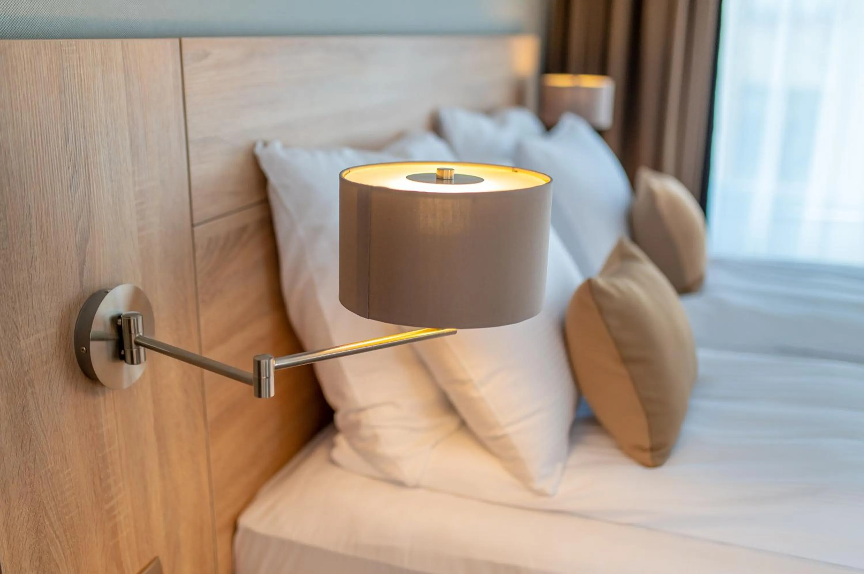 Bed in Hotel Soni Lux