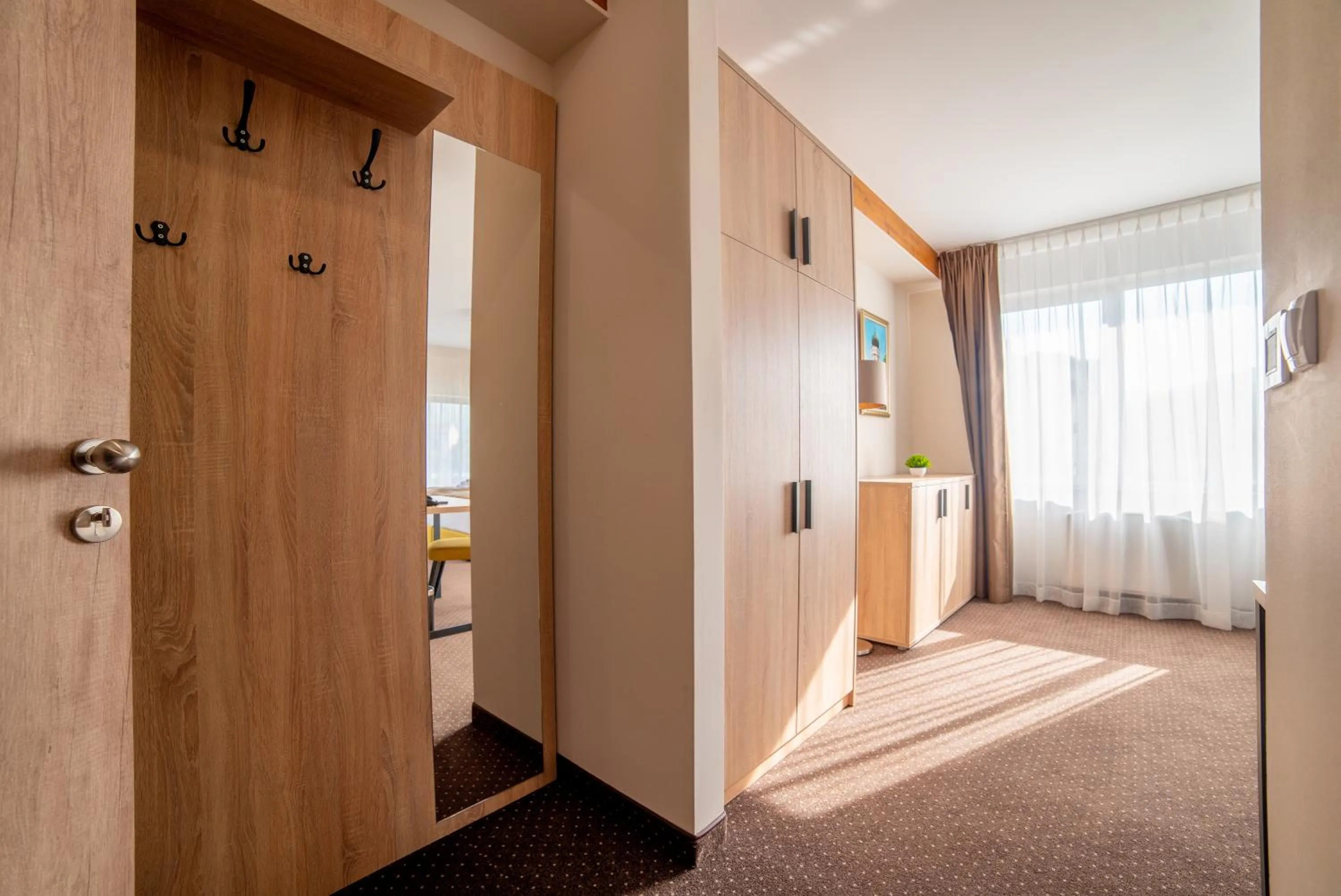 Bed in Hotel Soni Lux