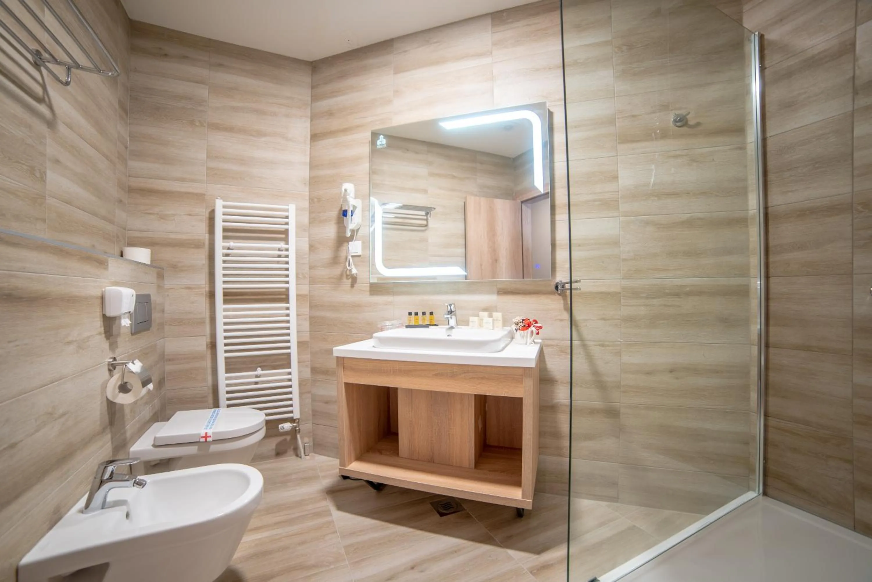 Bathroom in Hotel Soni Lux