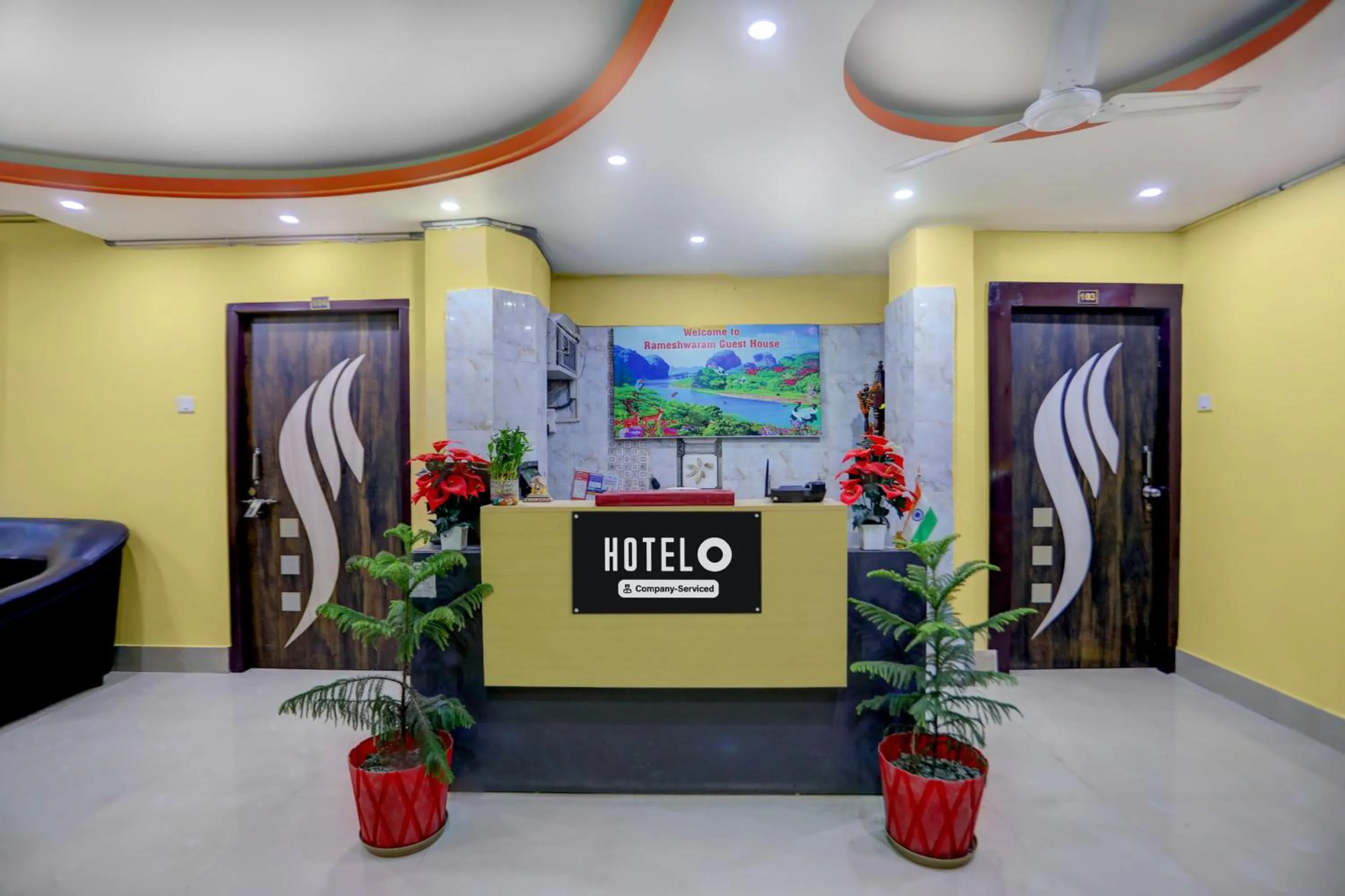 Lobby or reception in Super Hotel O Patliputra Railway Station Formerly Rameshwaram Guest House