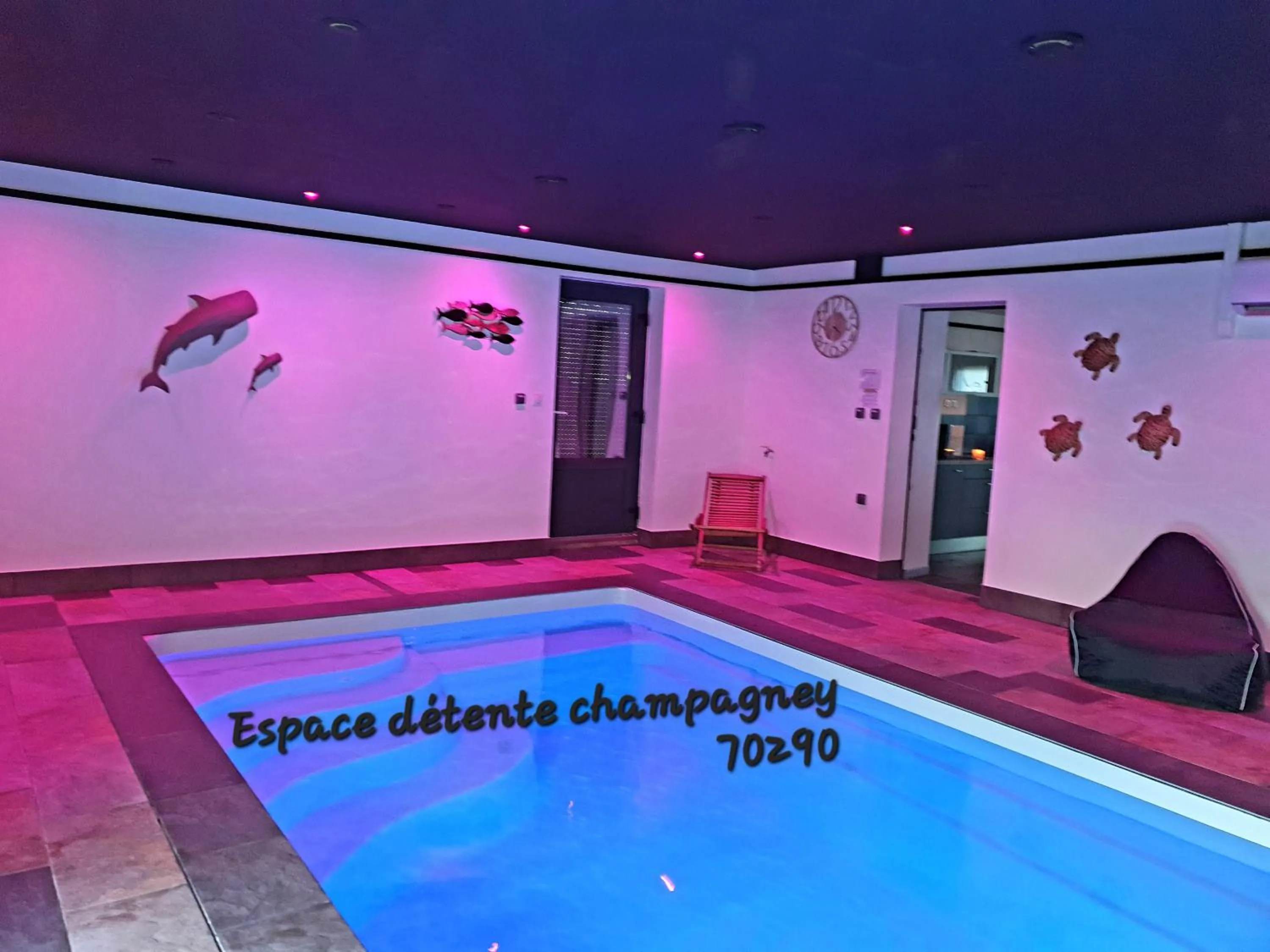 Pool view in Espace détente Champagney