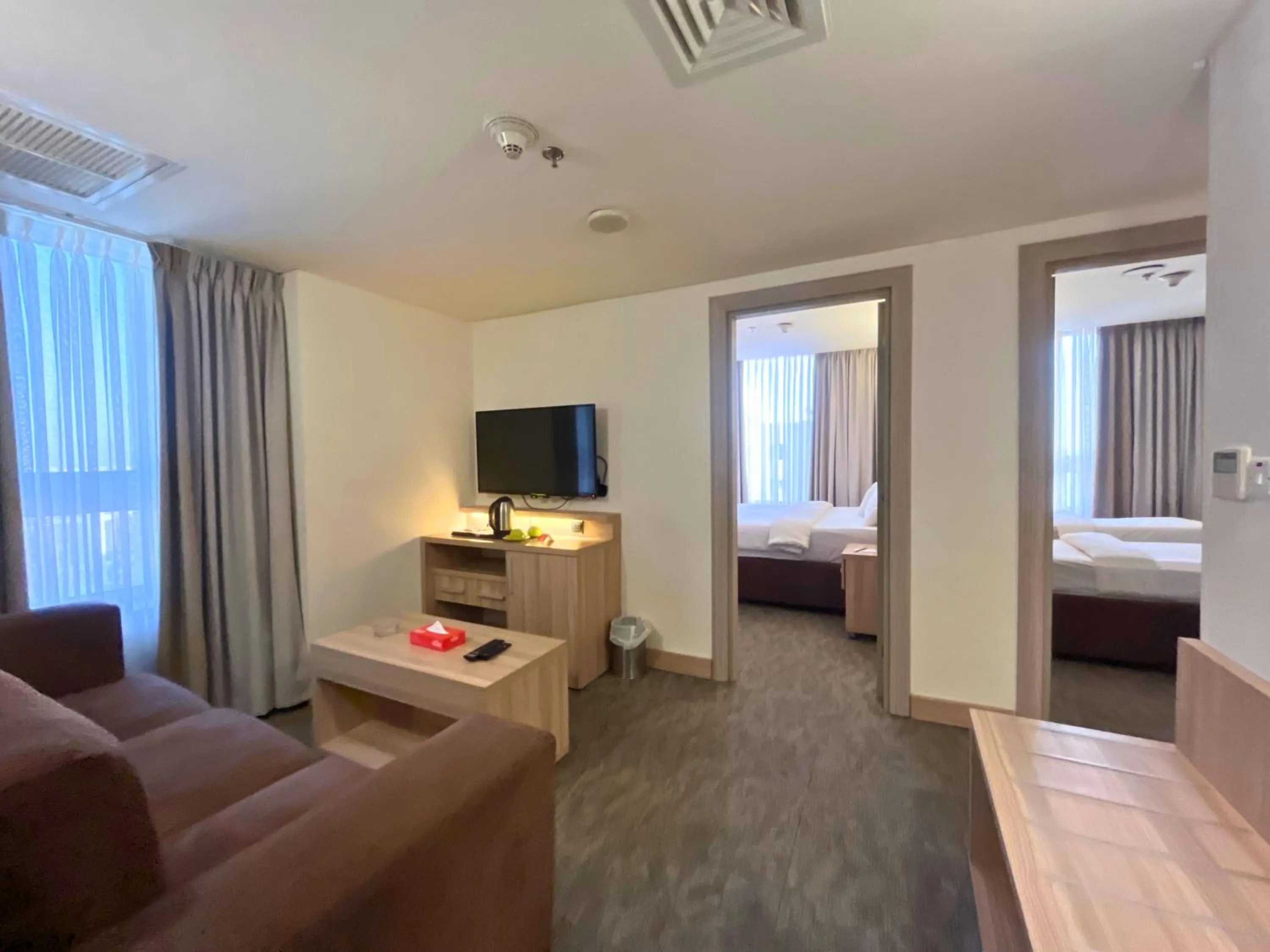 Bed in La Casa Hotel Amman by FHM