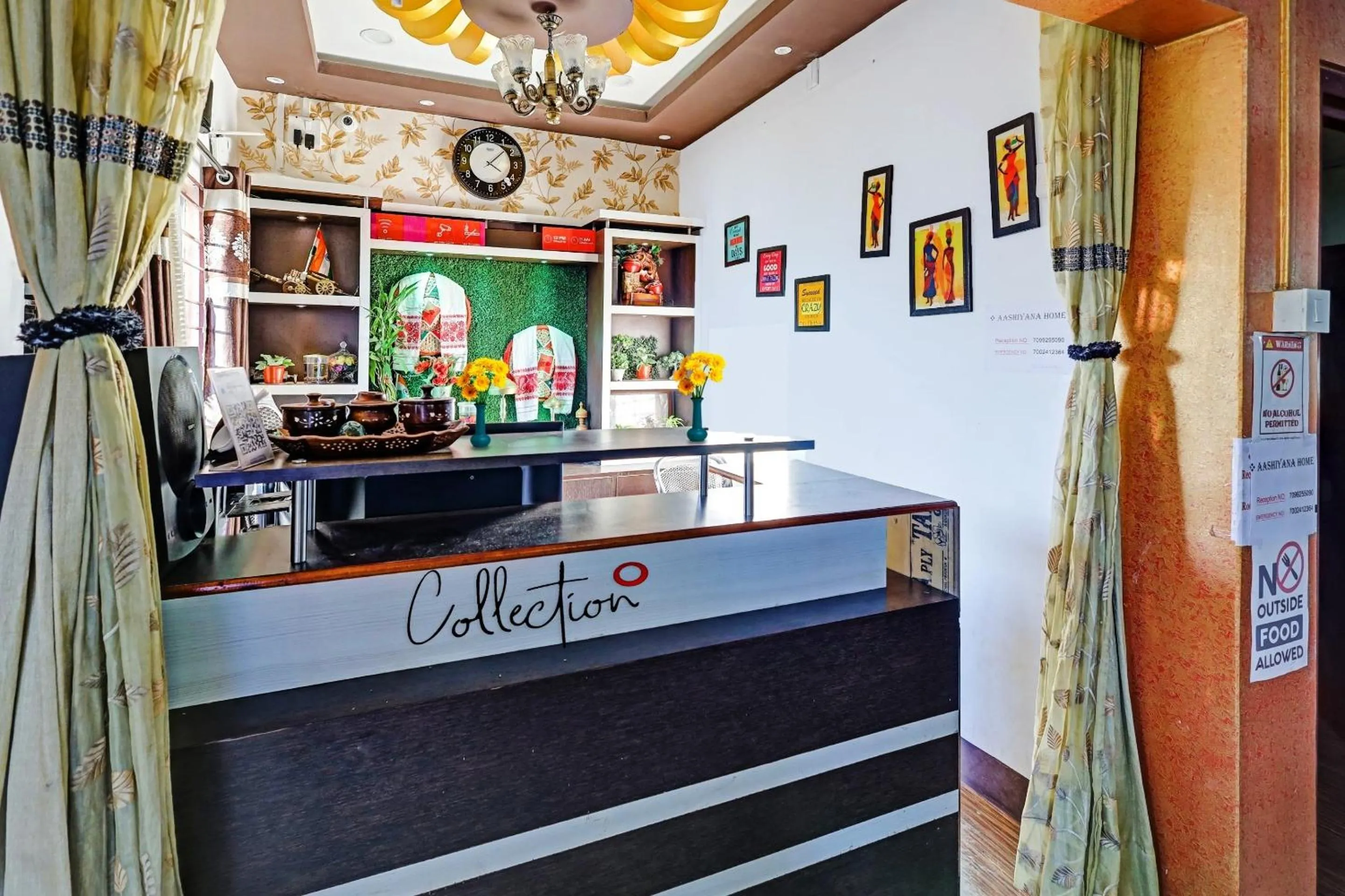 Lobby or reception in Hotel O Aashiyana Home