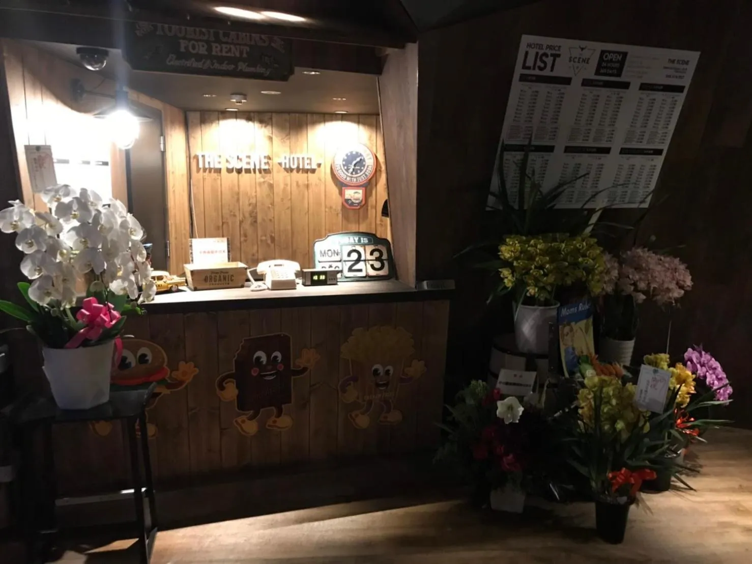 Lobby or reception in HOTEL The Scene