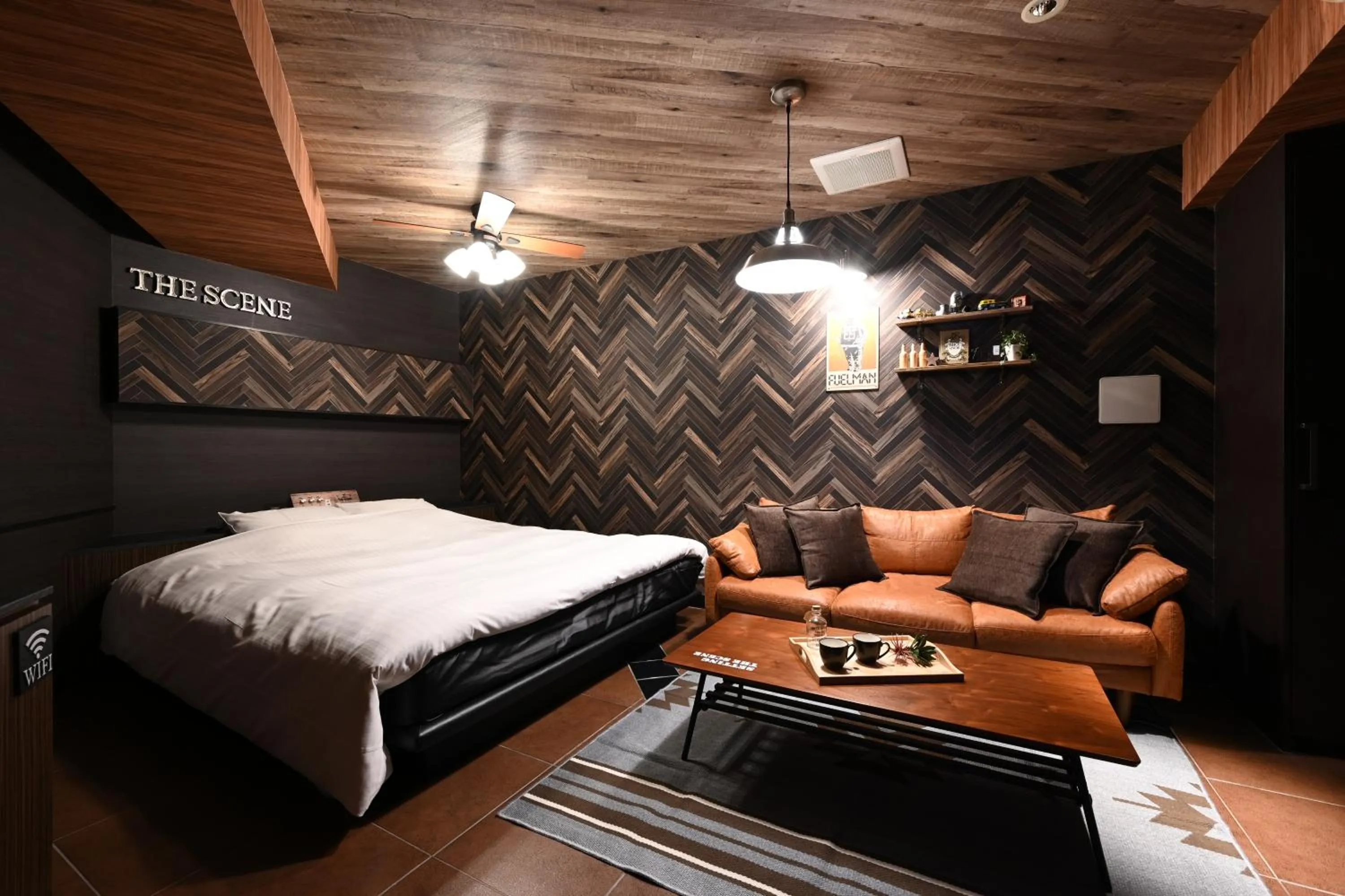 Bed in HOTEL The Scene