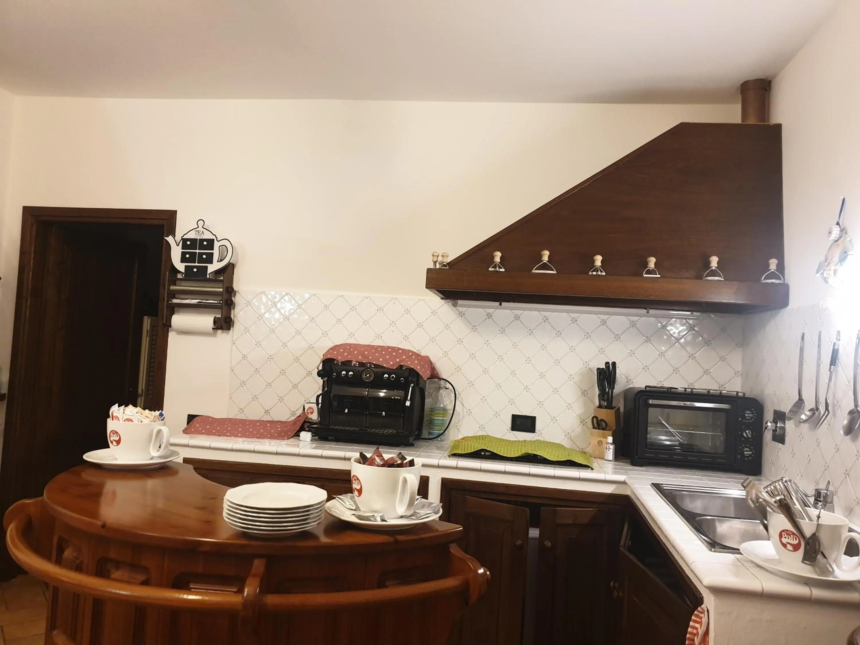 Kitchen or kitchenette in B&B il Bagarello