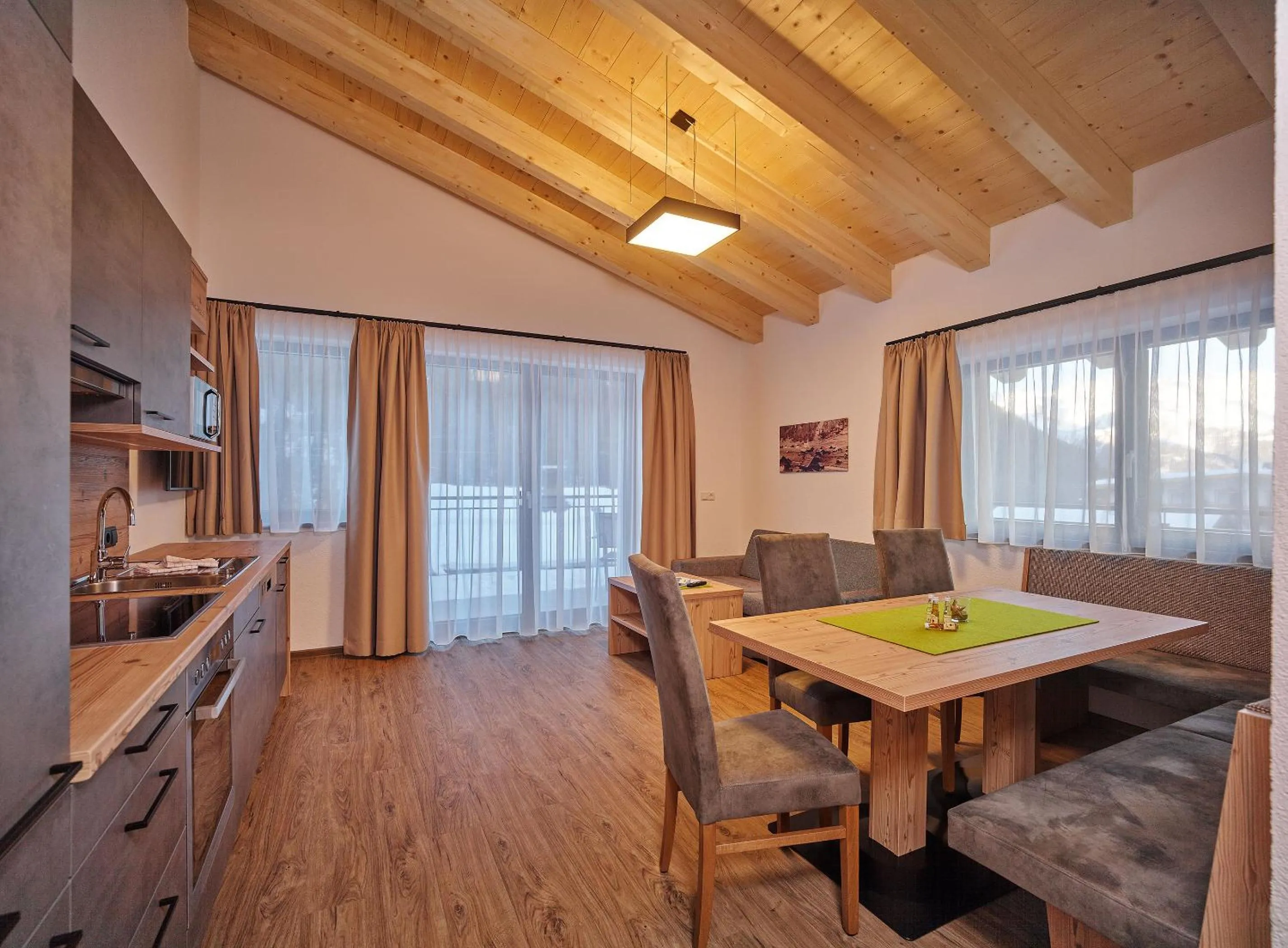 Kitchen or kitchenette in Apart Montagna