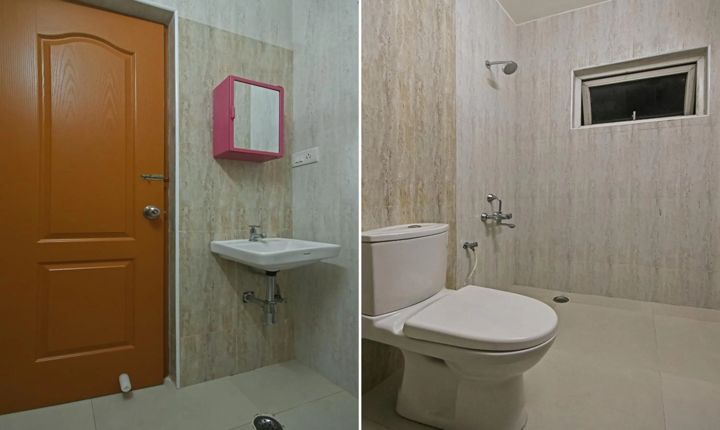 Bathroom in Treebo Samhaar Residency Thoraipakkam