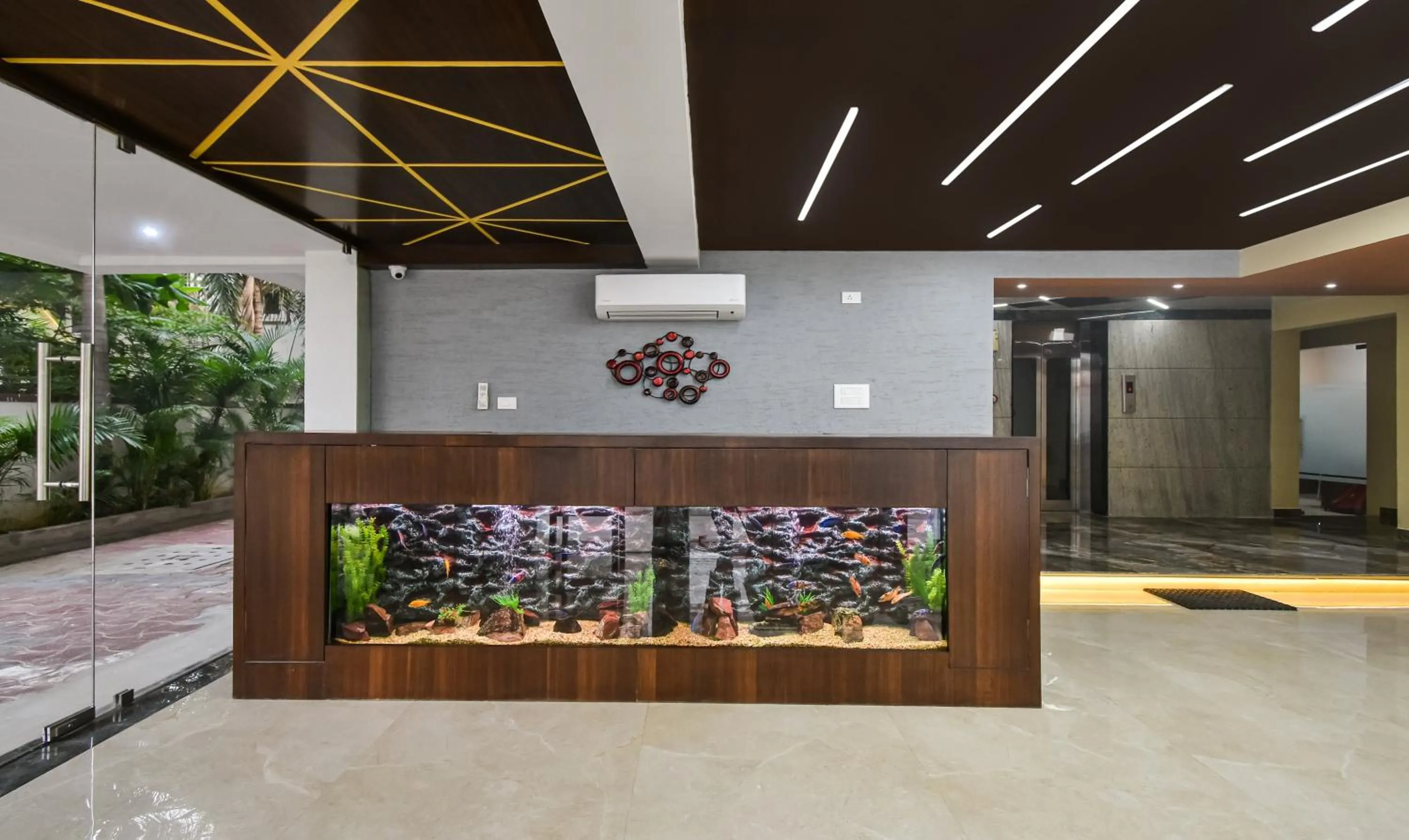 Lobby or reception in Treebo Samhaar Residency Thoraipakkam
