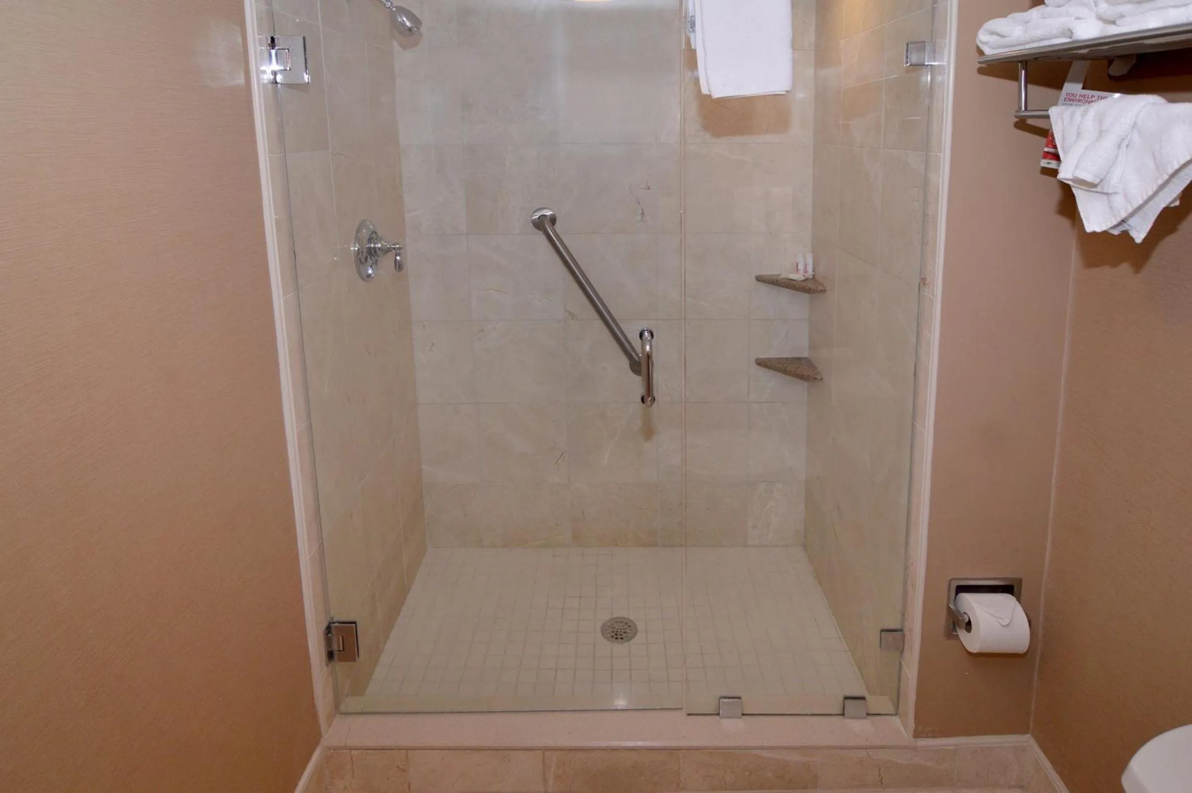 Shower in Ramada by Wyndham Seekonk Providence Area